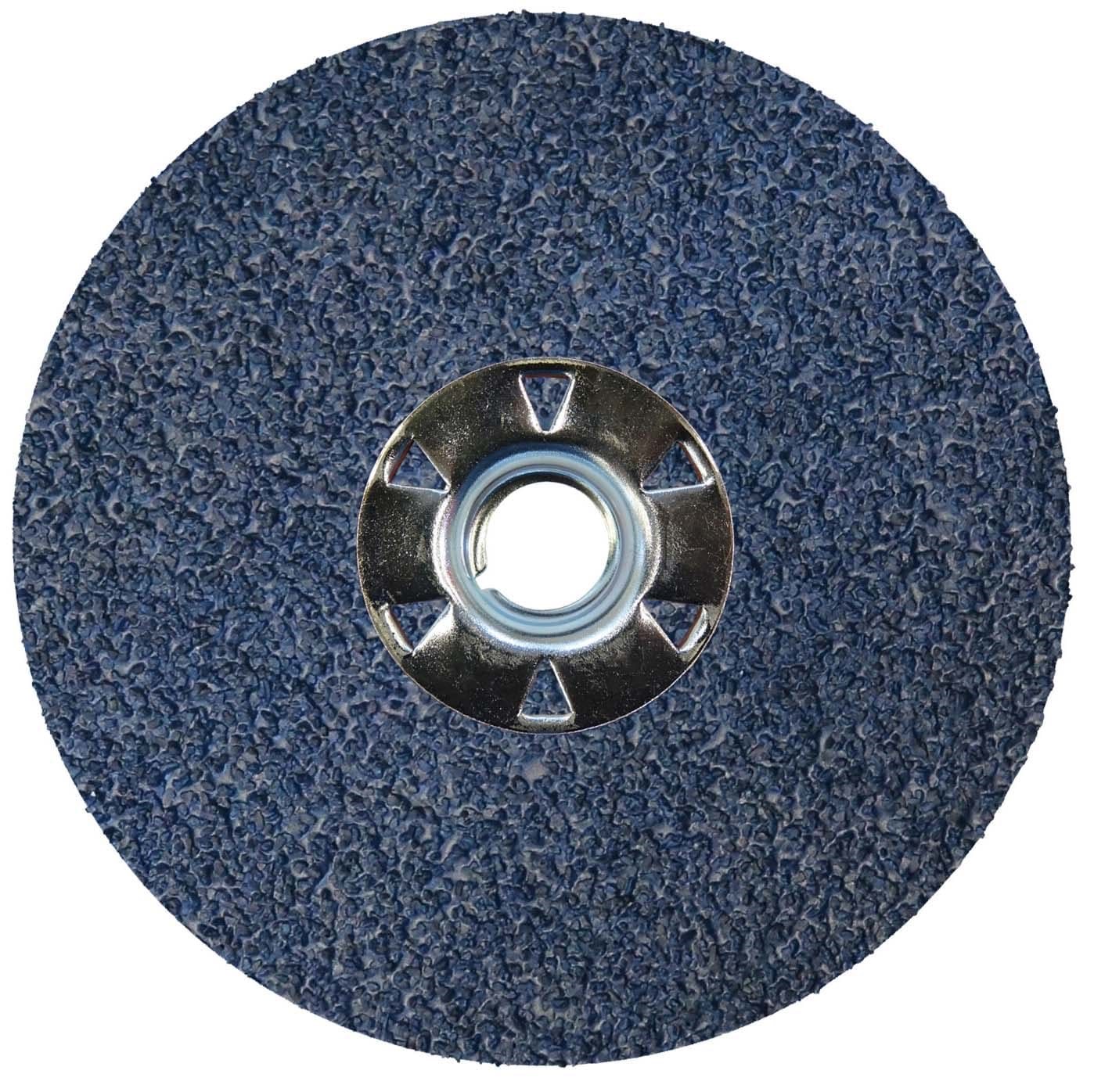 Picture of 4-1/2" Tiger Zirc Resin Fiber Disc 24Z Grit 5/8-11 UNC