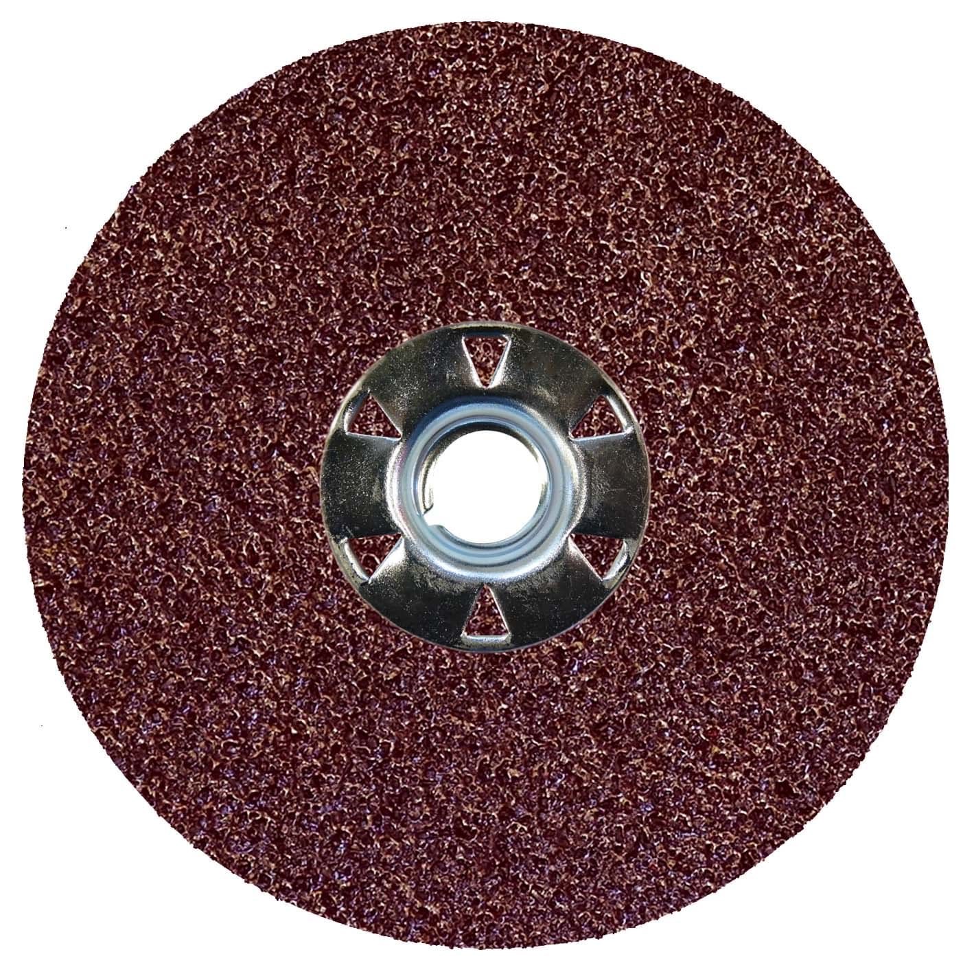 Picture of 4-1/2" Wolverine AO Resin Fiber Disc 24AO Grit 5/8-11 UNC