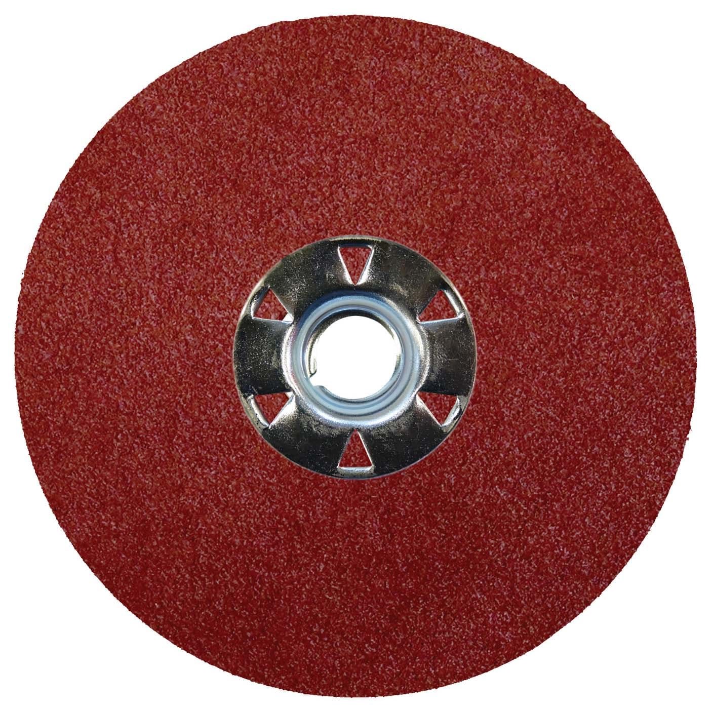 Picture of 4-1/2" Wolverine AO Resin Fiber Disc 60AO Grit 5/8-11 UNC