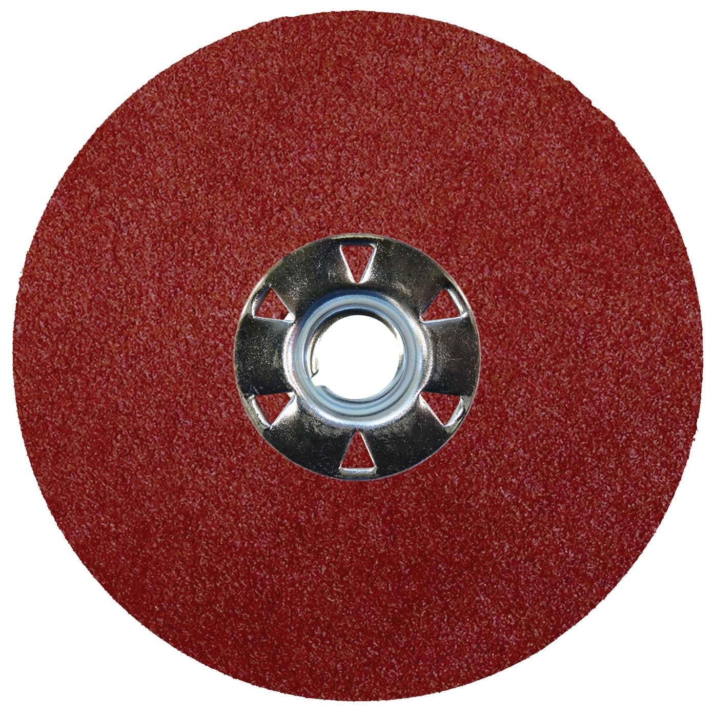 Picture of 4-1/2" Wolverine AO Resin Fiber Disc 80AO Grit 5/8-11 UNC