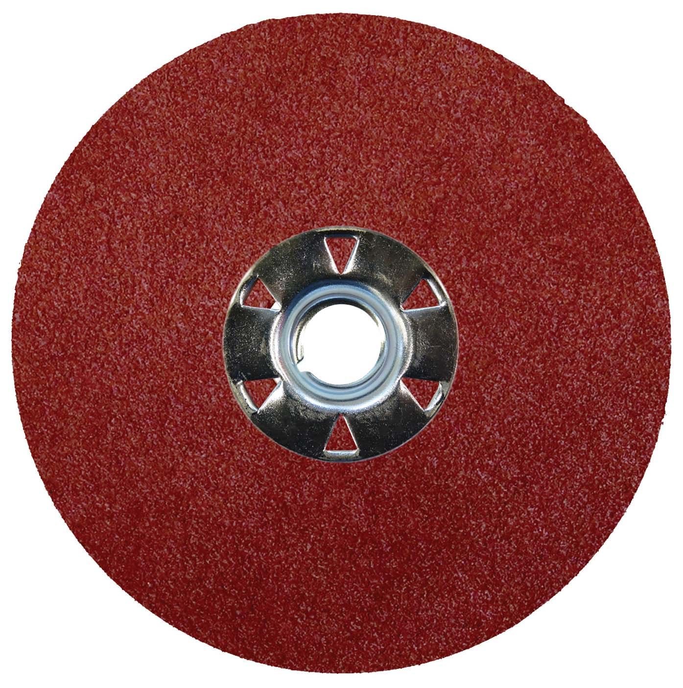 Picture of 4-1/2" Wolverine AO Resin Fiber Disc 100AO Grit 5/8-11 UNC