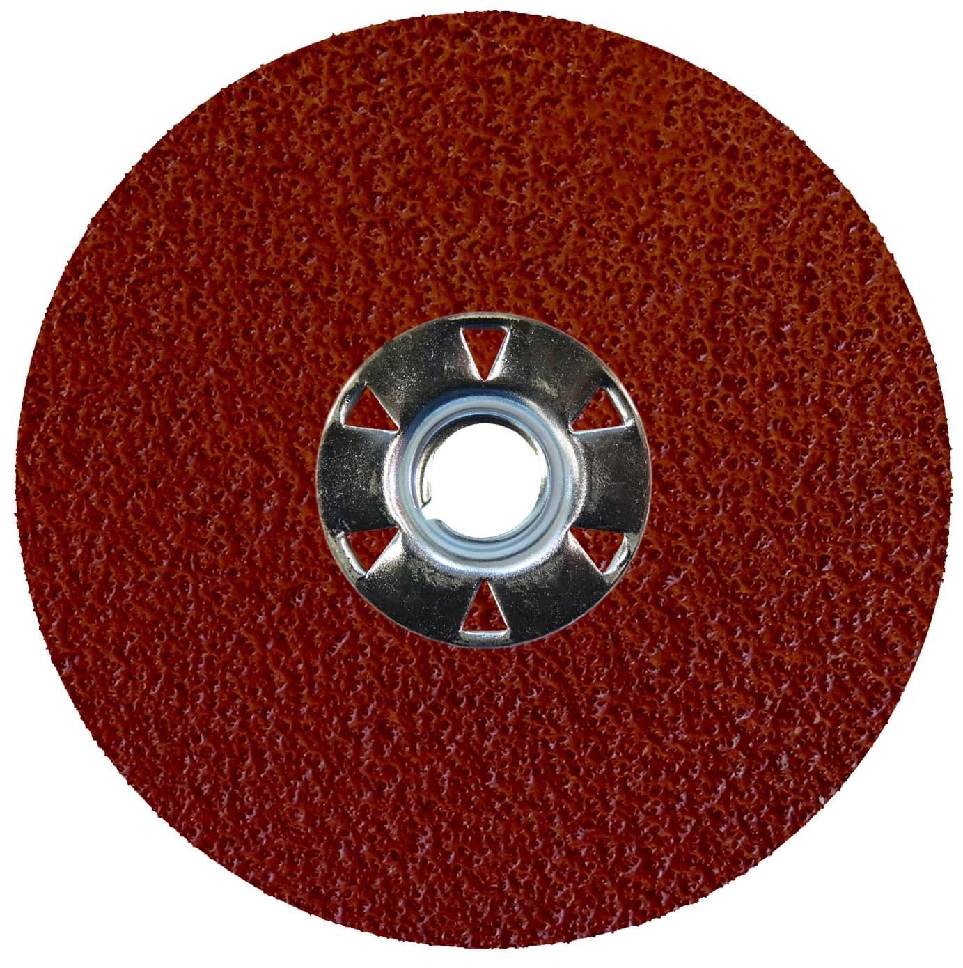 Picture of 4-1/2" Tiger Aluminum Resin Fiber Disc 24 Grit 5/8-11 UNC