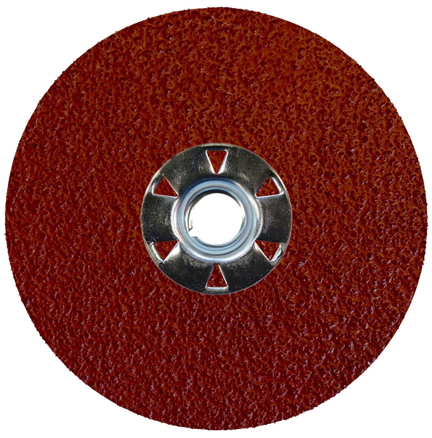 Picture of 4-1/2" Tiger Aluminum Resin Fiber Disc 50 Grit 5/8-11 UNC