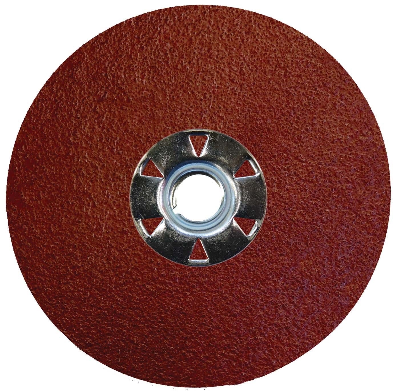Picture of 4-1/2" Tiger Aluminum Resin Fiber Disc 80 Grit 5/8-11 UNC