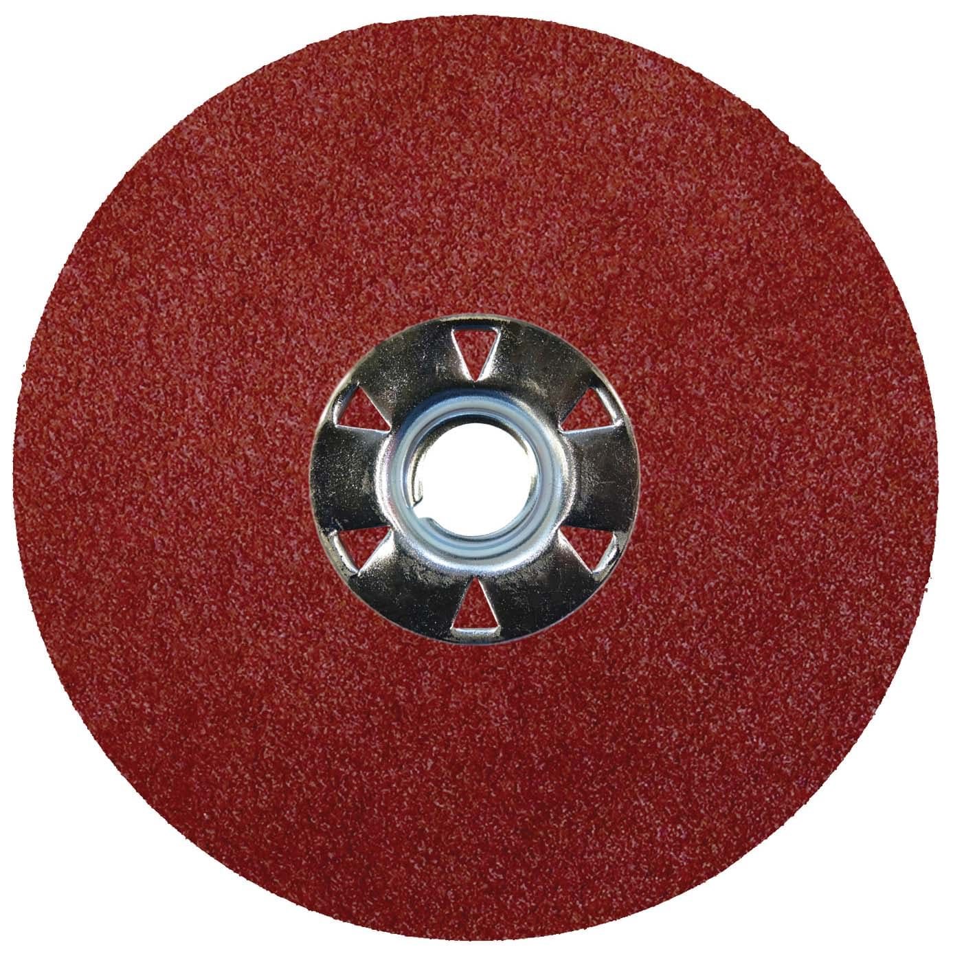 Picture of 5" Wolverine AO Resin Fiber Disc 100AO Grit 5/8-11 UNC