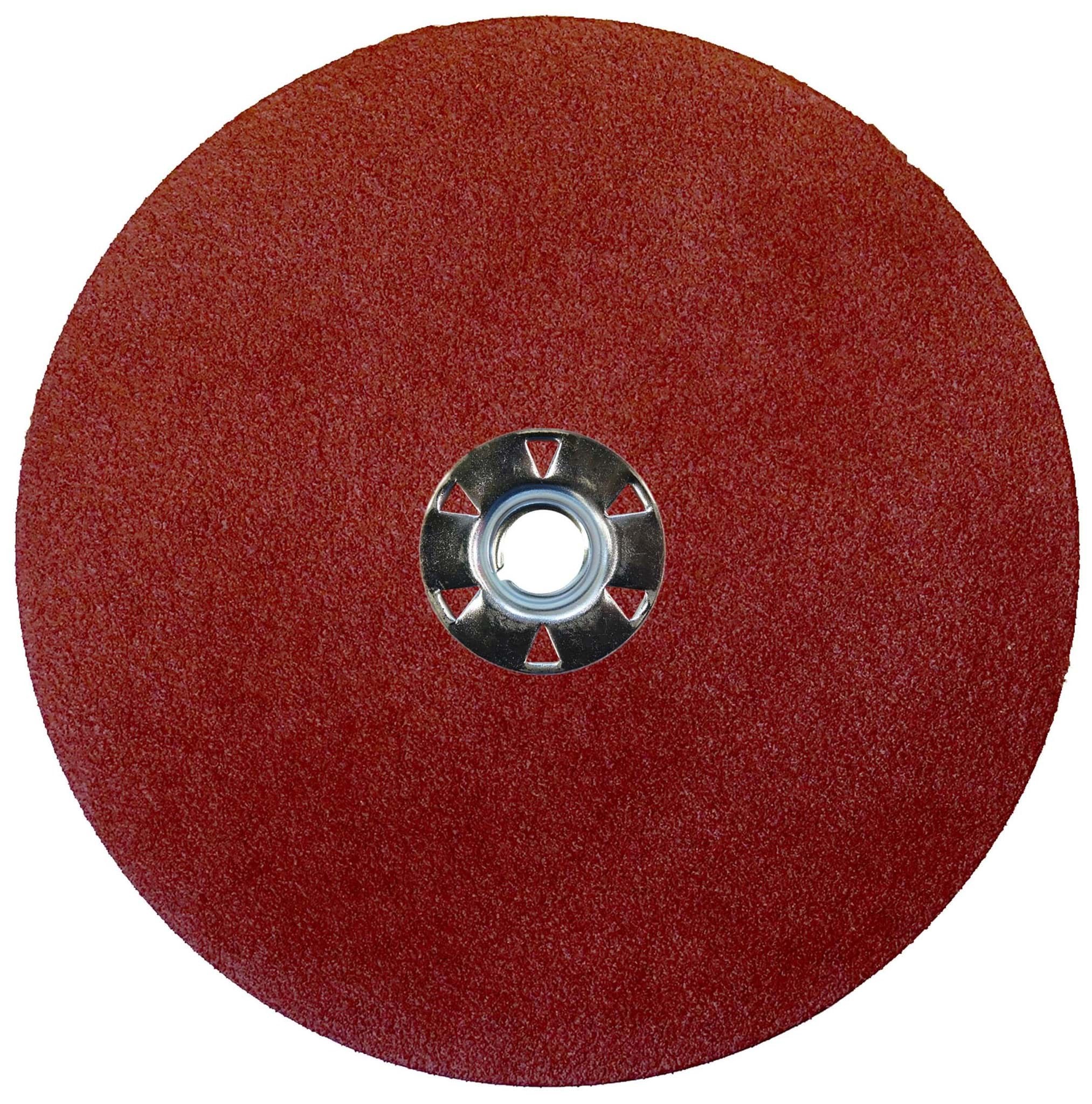 Picture of 7" Wolverine AO Resin Fiber Disc 100AO Grit 5/8-11 UNC