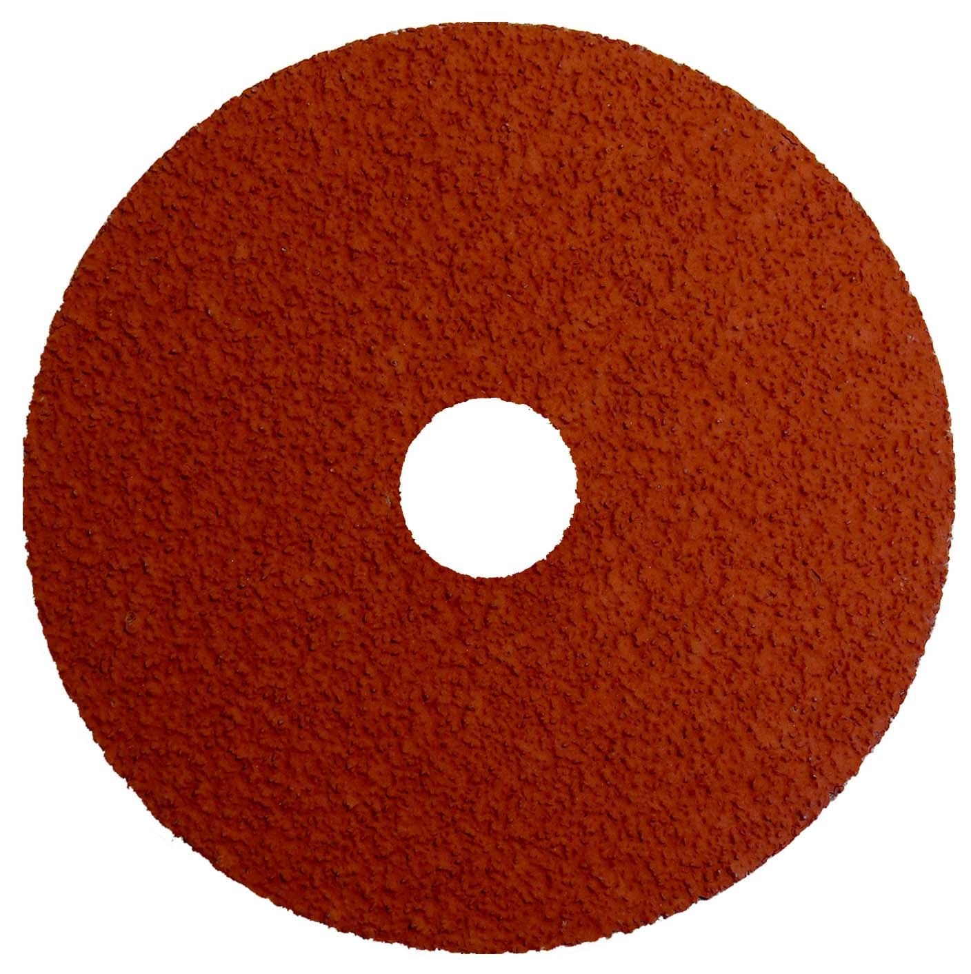 Picture of 4-1/2" Tiger Ceramic Resin Fiber Disc 24C Grit 7/8 Arbor Hole