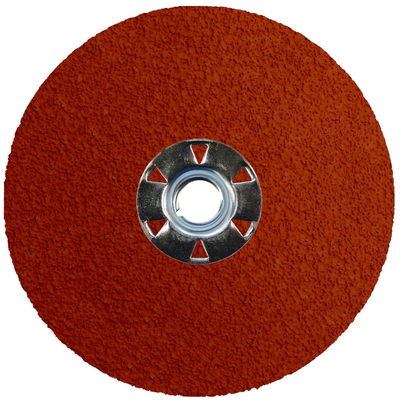 Picture of 5" Tiger Ceramic Resin Fiber Disc 36C Grit 5/8-11 UNC