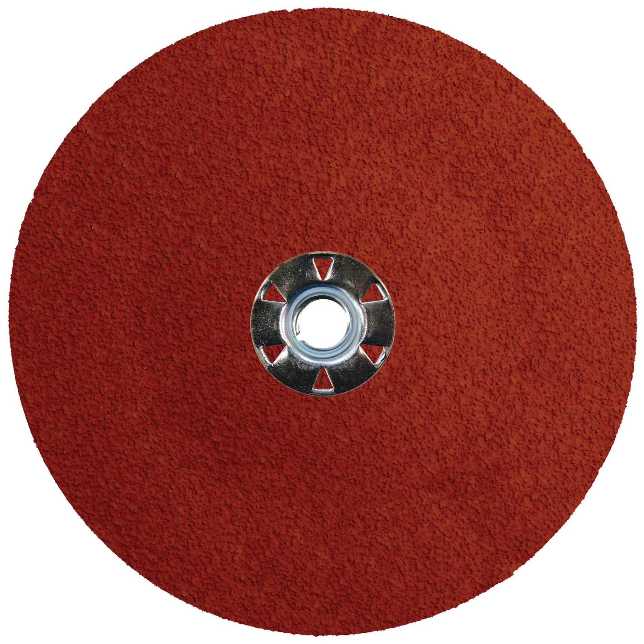 Picture of 7" Tiger Ceramic Resin Fiber Disc 24C Grit 5/8-11 UNC