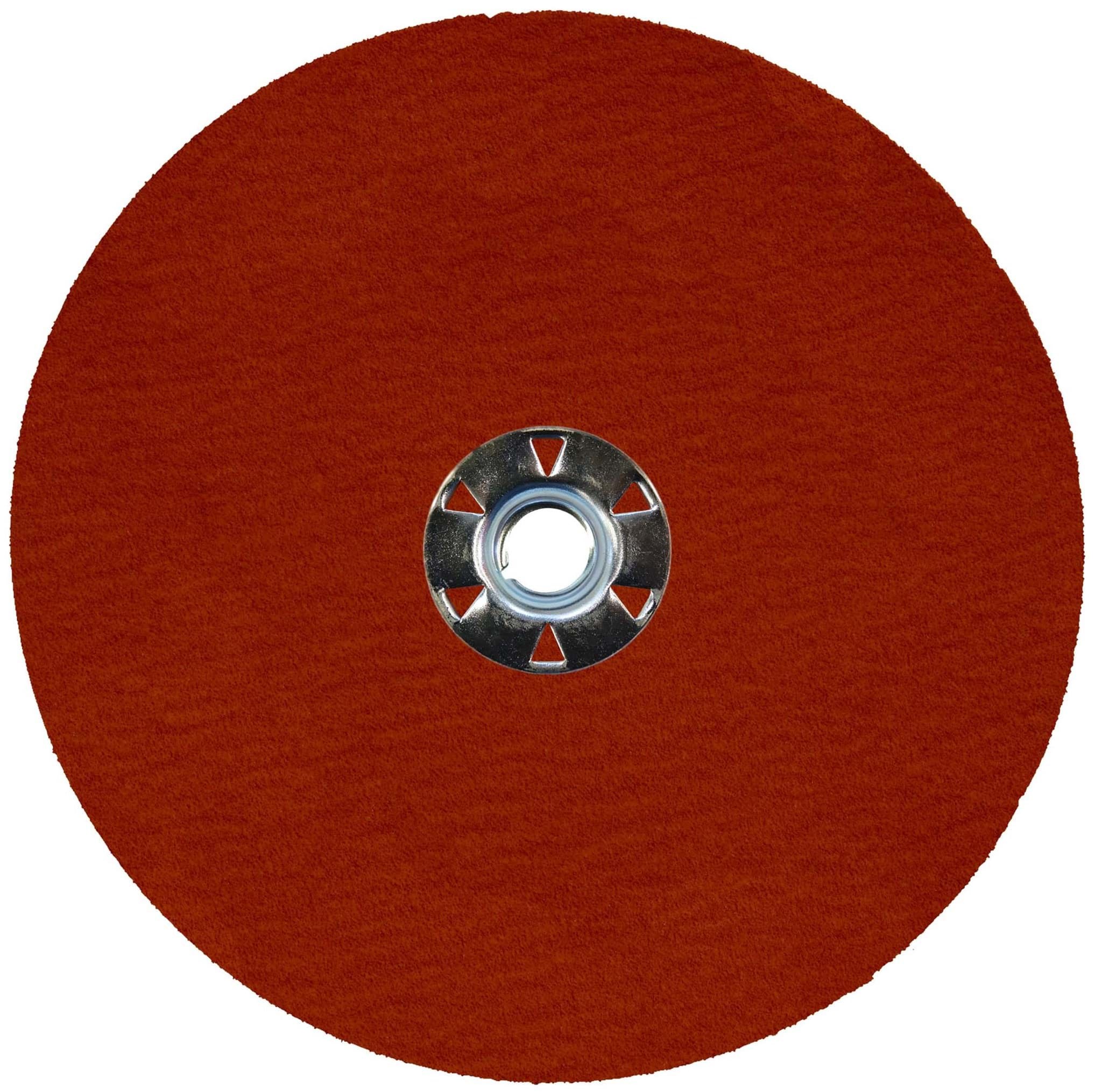 Picture of 7" Tiger Ceramic Resin Fiber Disc 80C Grit 5/8-11 UNC