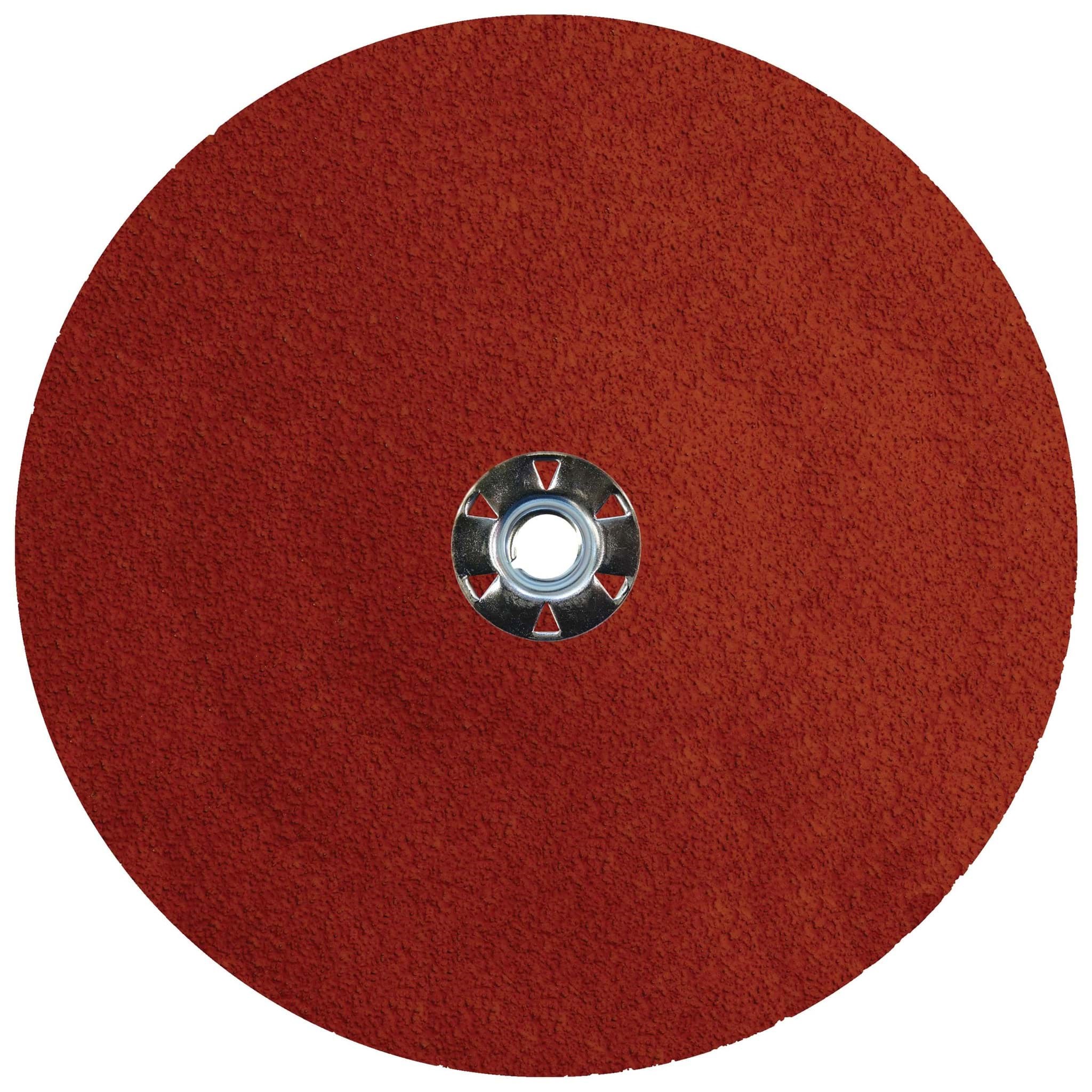 Picture of 9" Tiger Ceramic Resin Fiber Disc 36C Grit 5/8-11 UNC