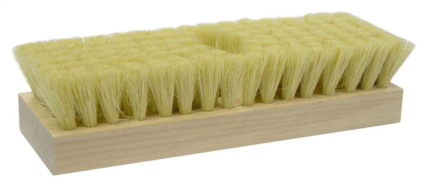 Picture of 8-1/4" Acid Scrub Brush, White Tampico Fill, One Tapered Handle Hole