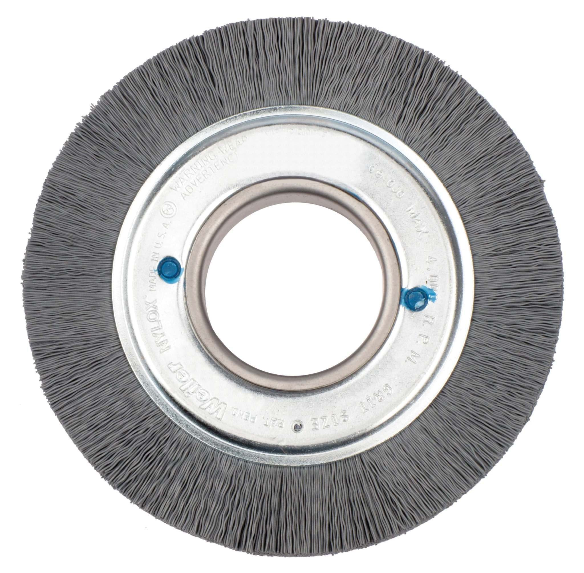 Picture of 6" Crimped Filament Nylox Wheel, .040/80SC Fill, 2" Arbor Hole