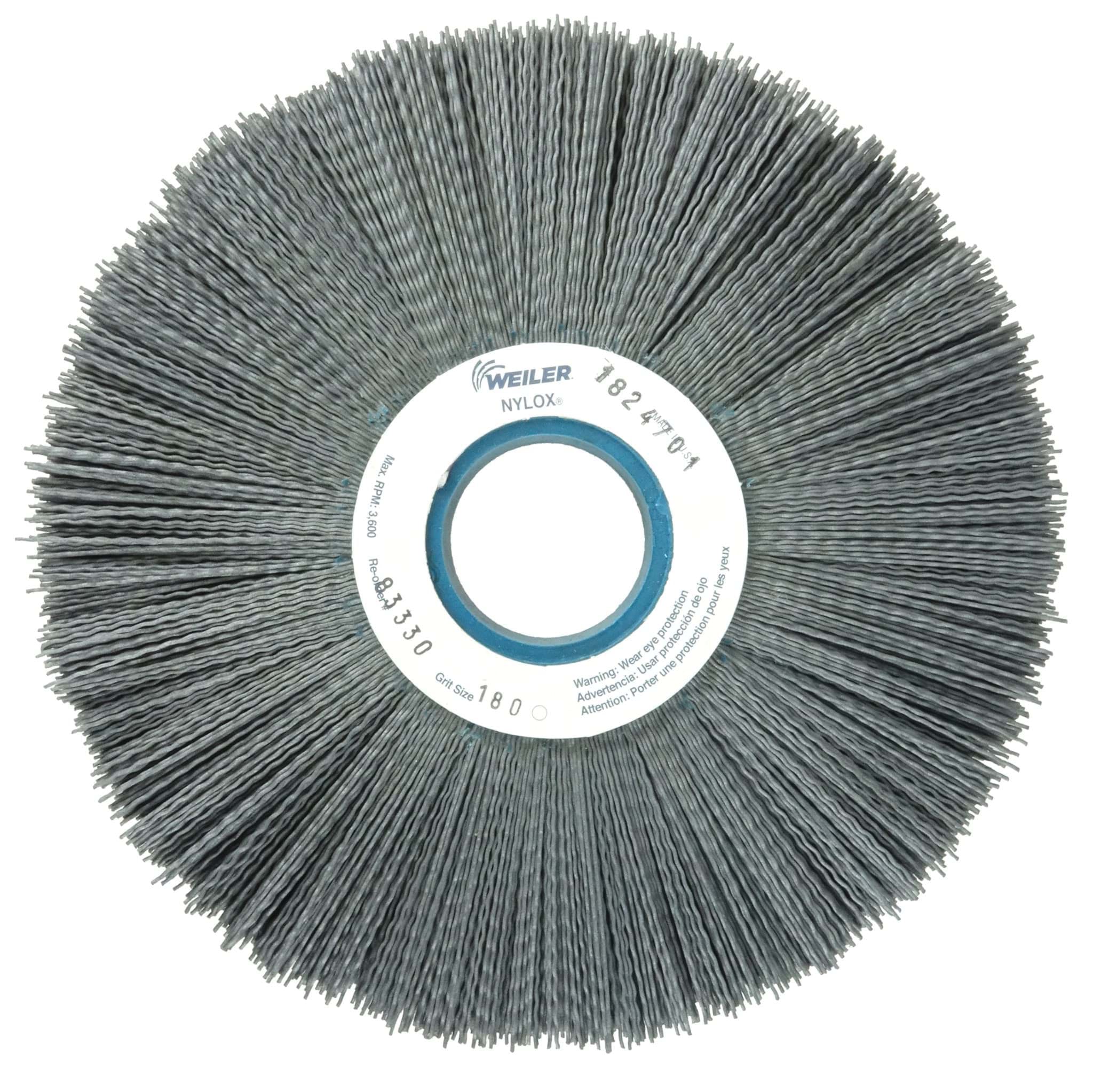 Picture of 10" Crimped Filament Nylox Wheel, .022/320SC Fill, 2" Arbor Hole