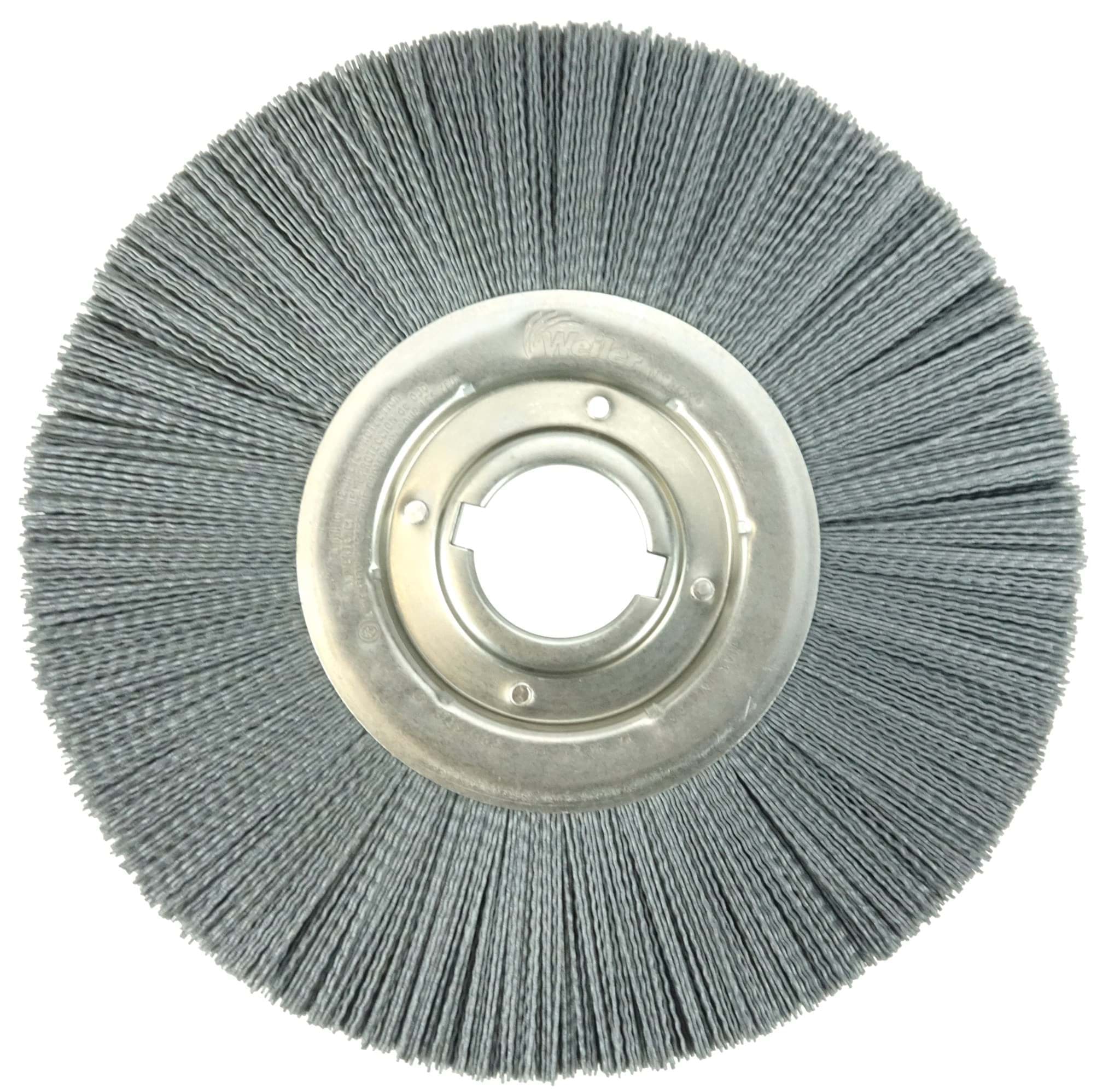 Picture of 12" Crimped Filament Nylox Wheel, .040/120SC Fill, 2" Arbor Hole, Composite Metal Hub