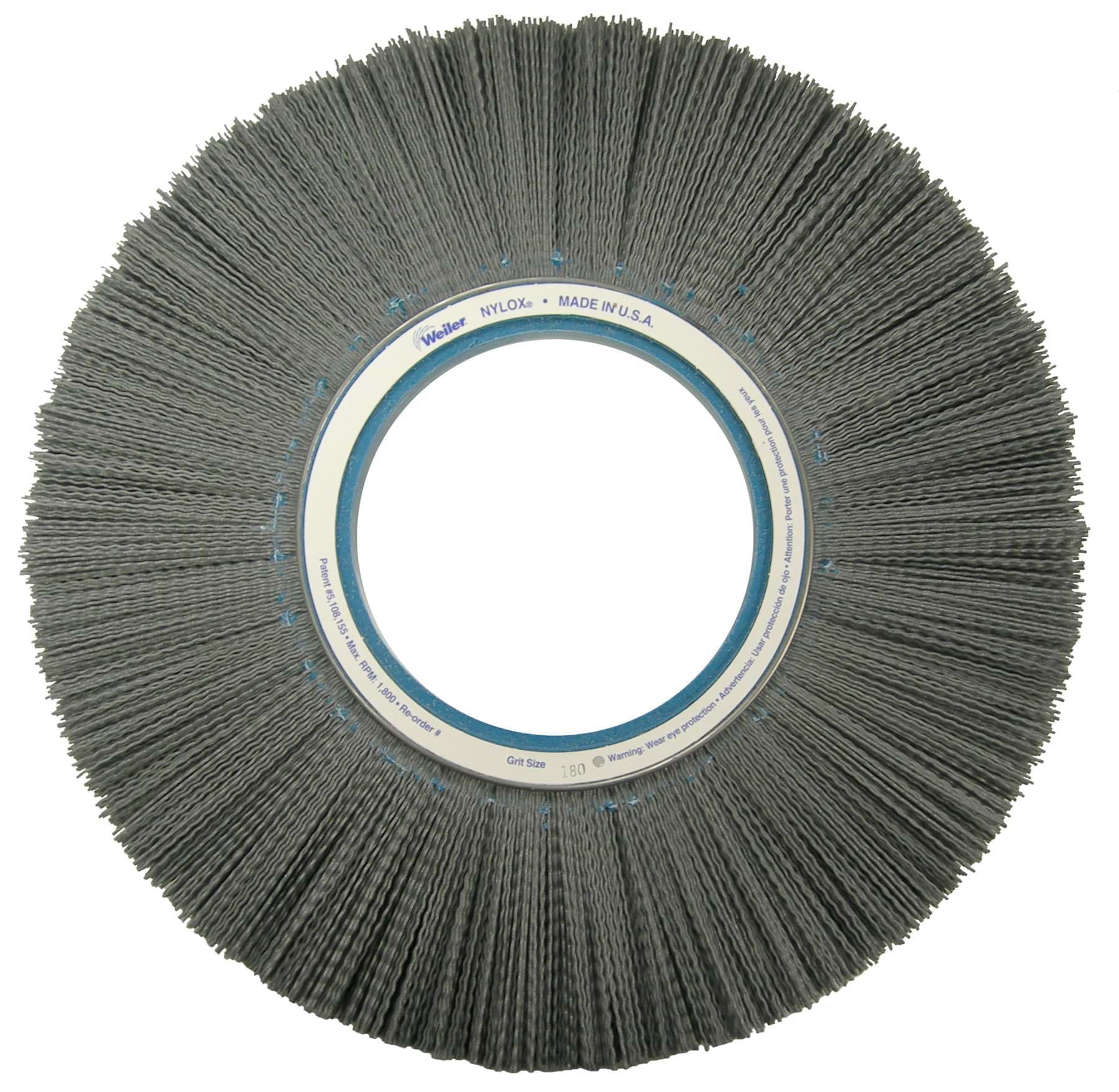 Picture of 14" Crimped Filament Nylox Wheel, .040/80SC Fill, 5-1/4" Arbor Hole