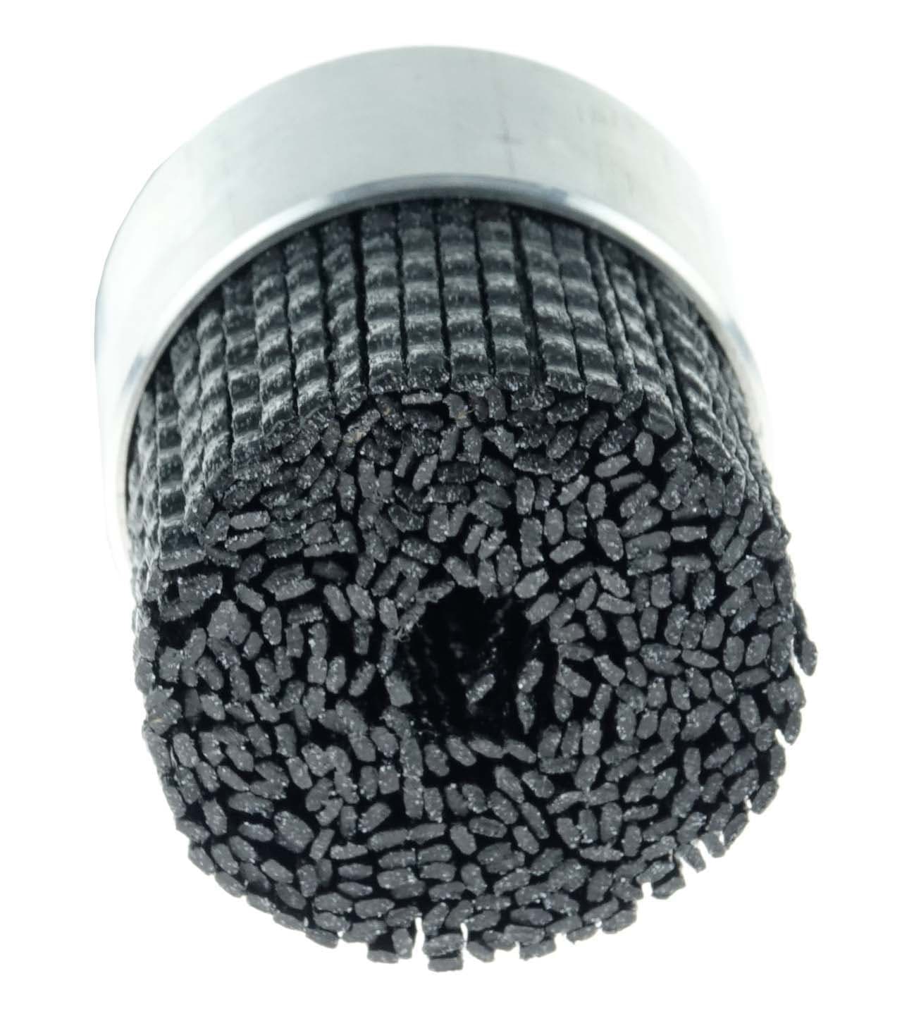 Picture of Burr-Rx 2" MaximumDensity Miniature Disc Brush, 80CG Crimped Rectangular Fill