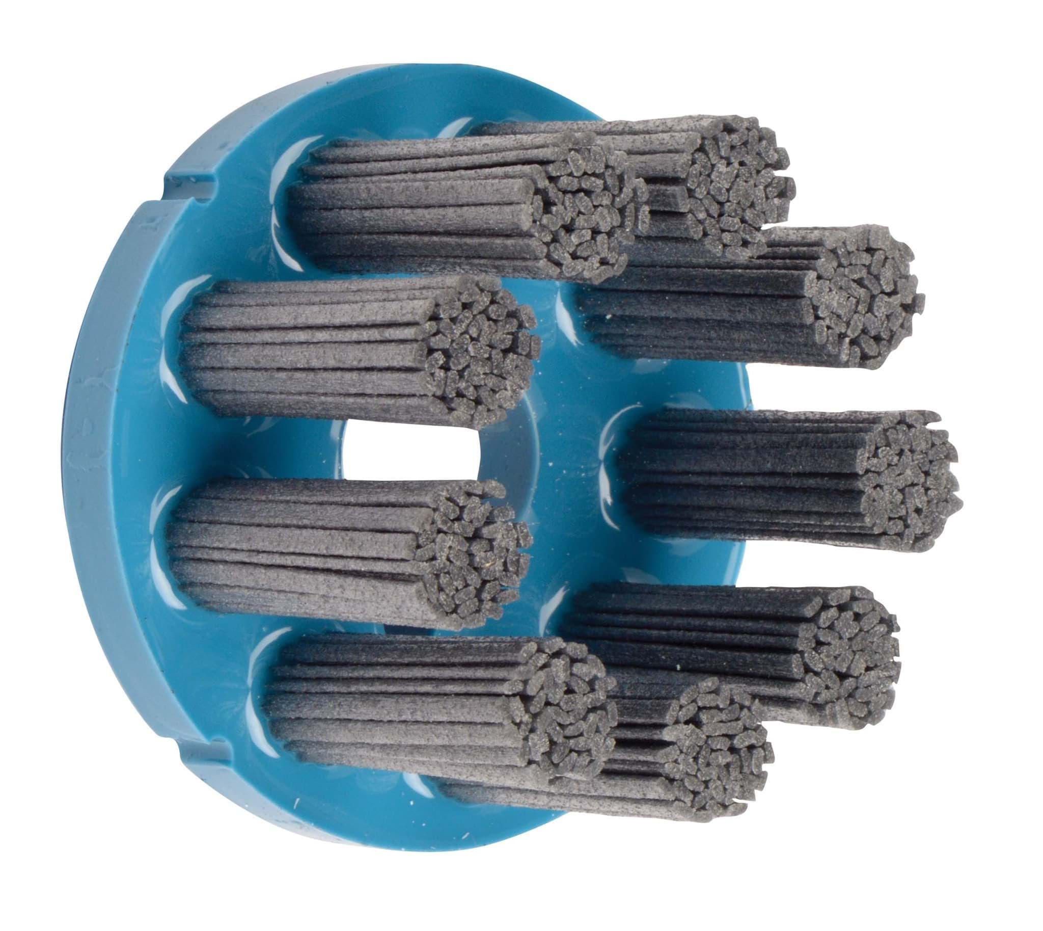 Picture of 3" Nylox Disc Brush, Rectangular Filament, 120SC Fill, 7/8" Arbor Hole