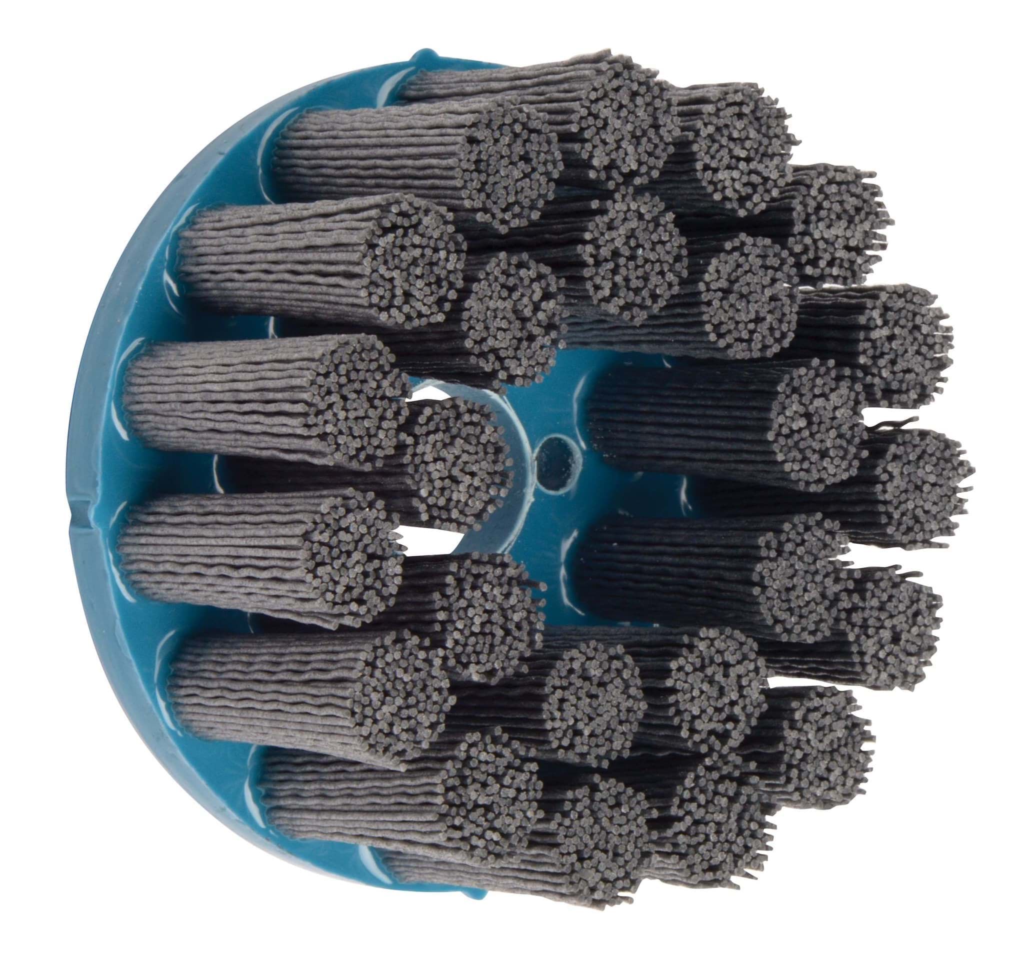 Picture of 4" Nylox Disc Brush, Crimped Filament, .035/180SC Fill, 7/8" Arbor Hole