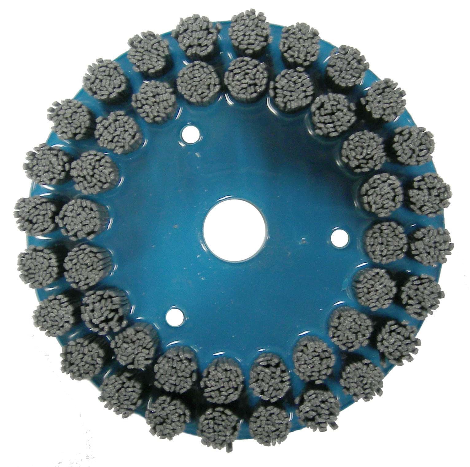 Picture of 6" Nylox Disc Brush, Rectangular Filament, 80SC Fill, 7/8" Arbor Hole