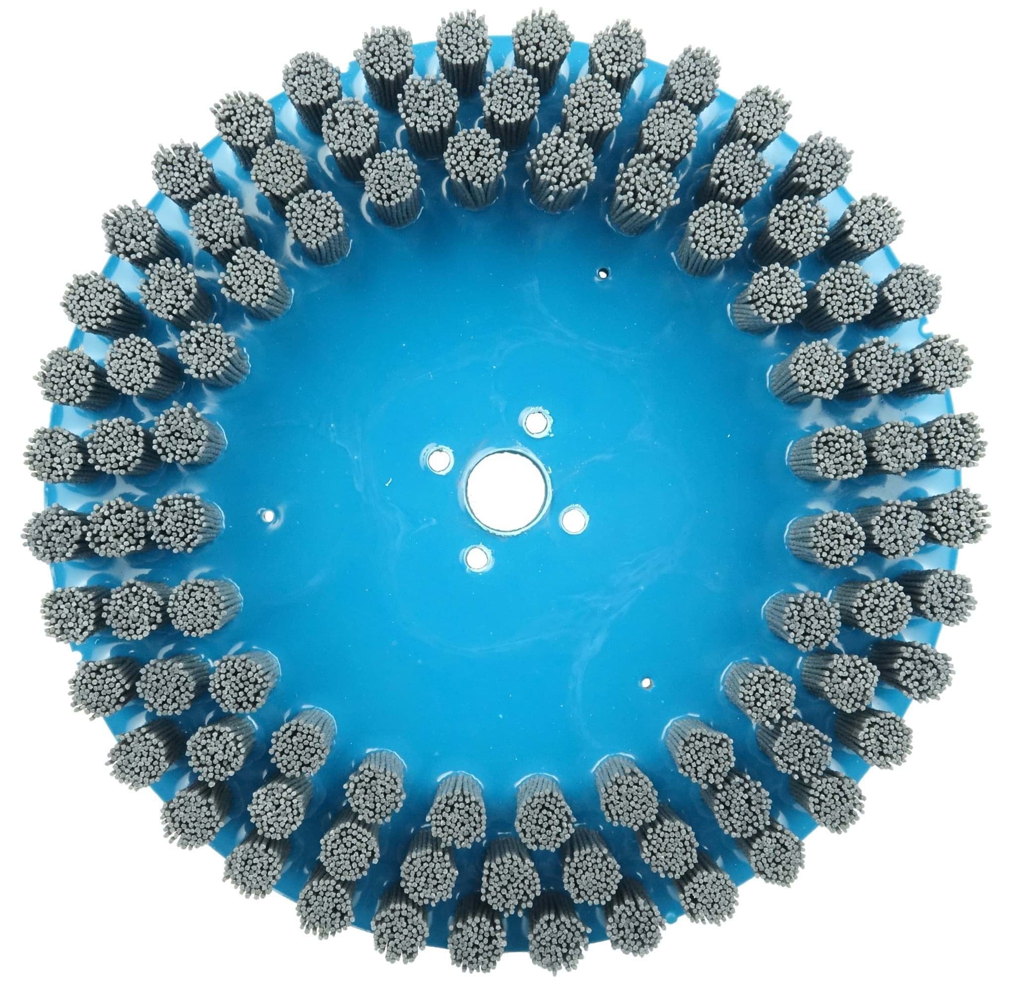 Picture of 10" Nylox Disc Brush, Crimped Filament, .040/80SC Fill, 7/8" Arbor Hole