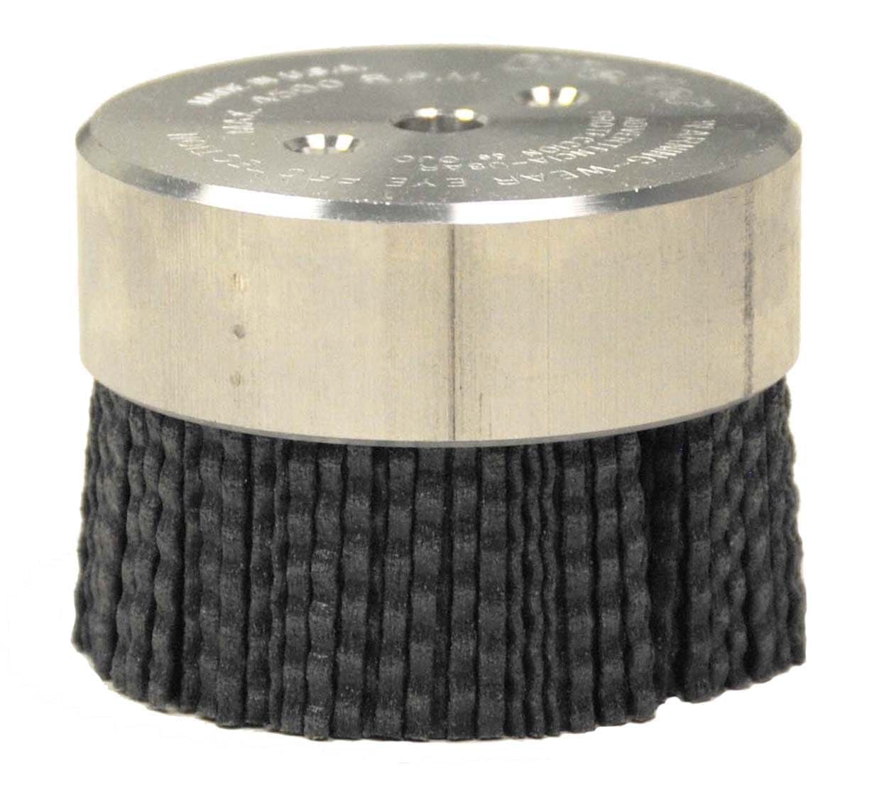 Picture of 3" Maximum Density Miniature Nylox Disc Brush, 80SC Crimped Rectangular Fill