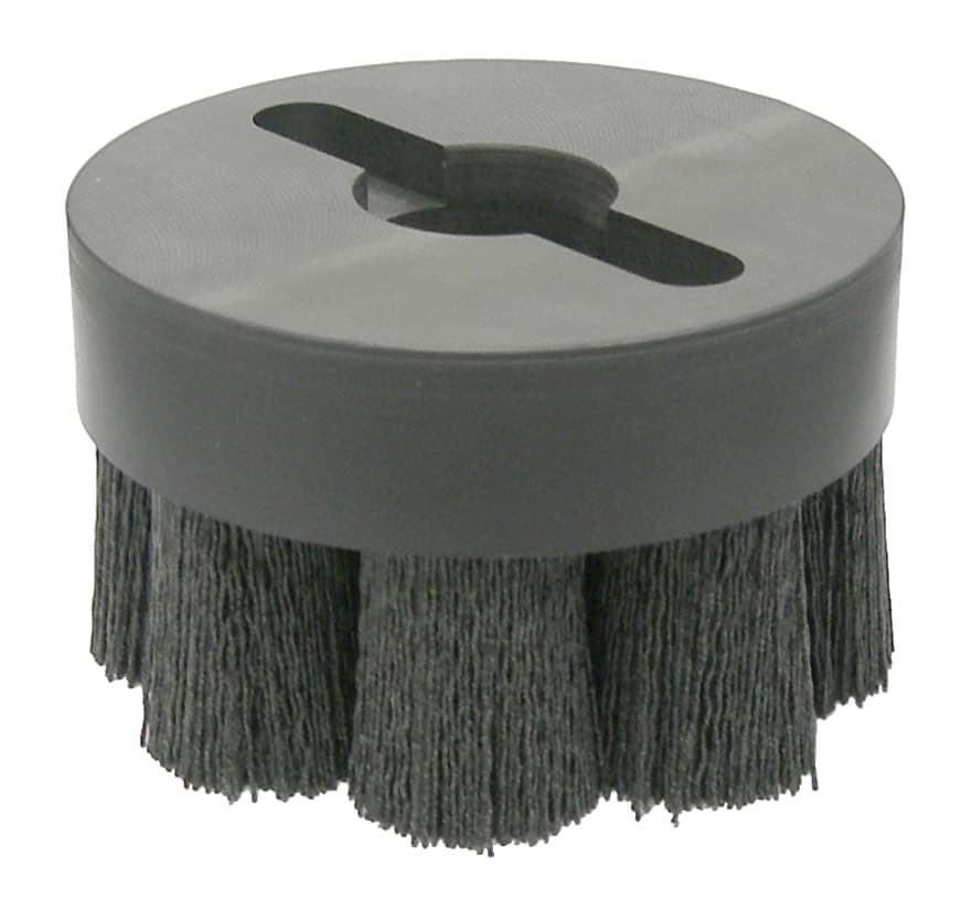 Picture of Burr-Rx 4" Maximum Density Shell-Mill Holder Disc Brush, .055/80CG Crimped Fill