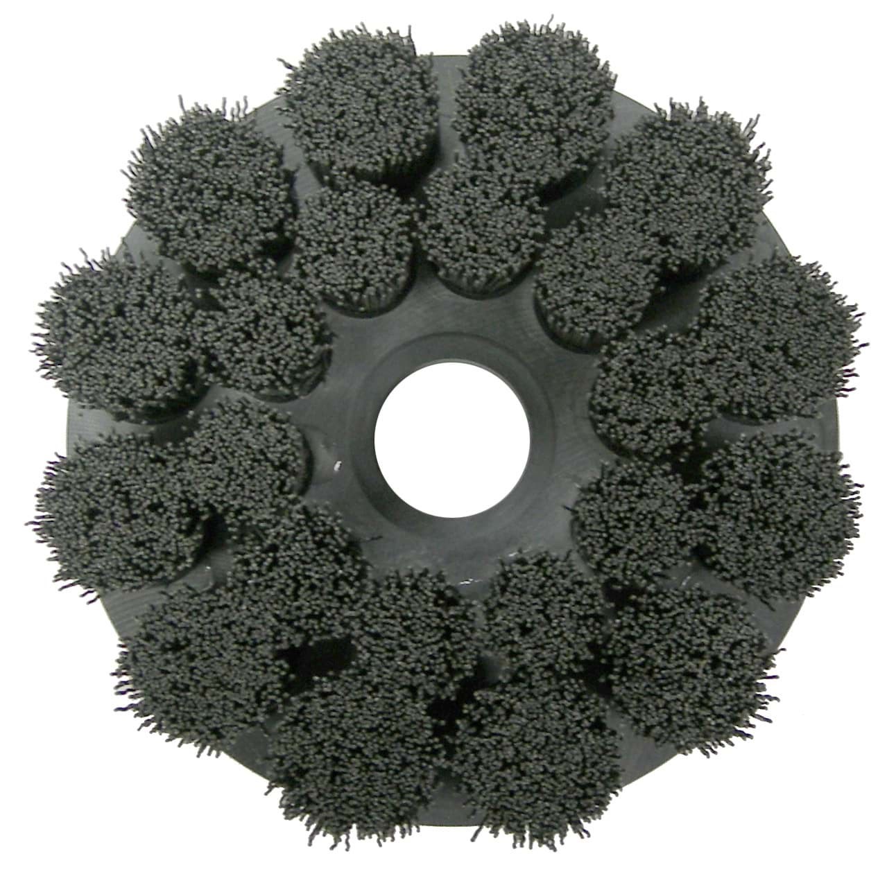 Picture of Burr-Rx 6" Shell-Mill Holder Disc Brush, .026/120CG Crimped Fill