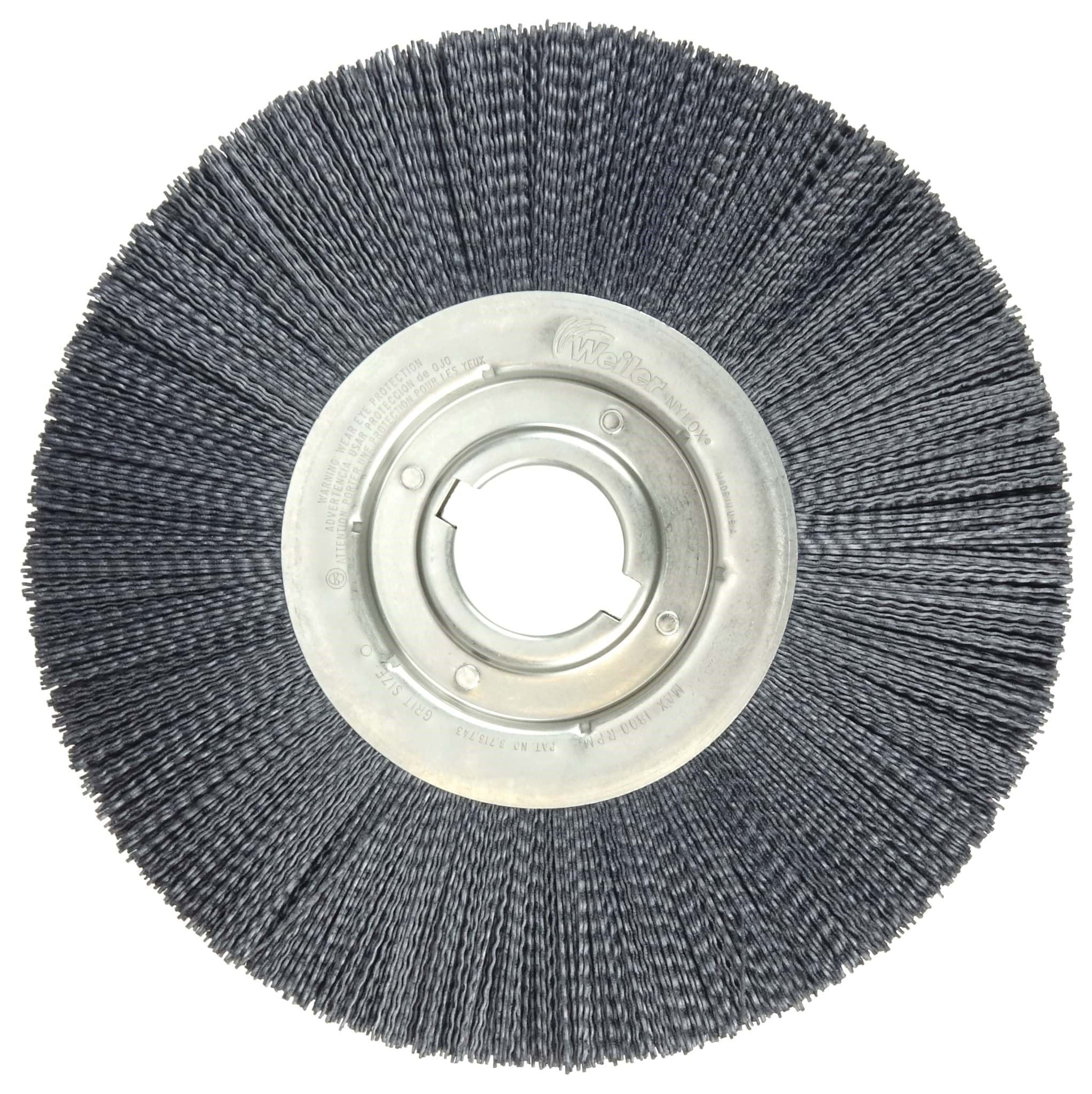 Picture of Burr-Rx 12" Crimped Filament Wheel Brush, .055/80CG Fill, 2" Arbor Hole