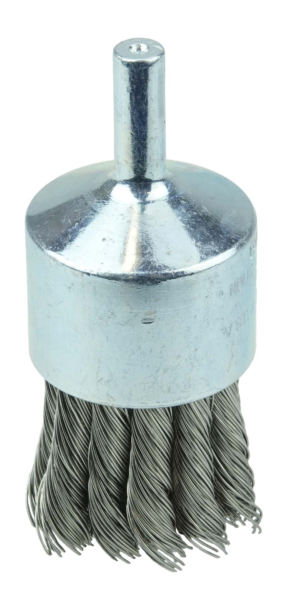 Picture of 1-1/8" Knot Wire End Brush, .014" Stainless Steel Fill, Vending Ready