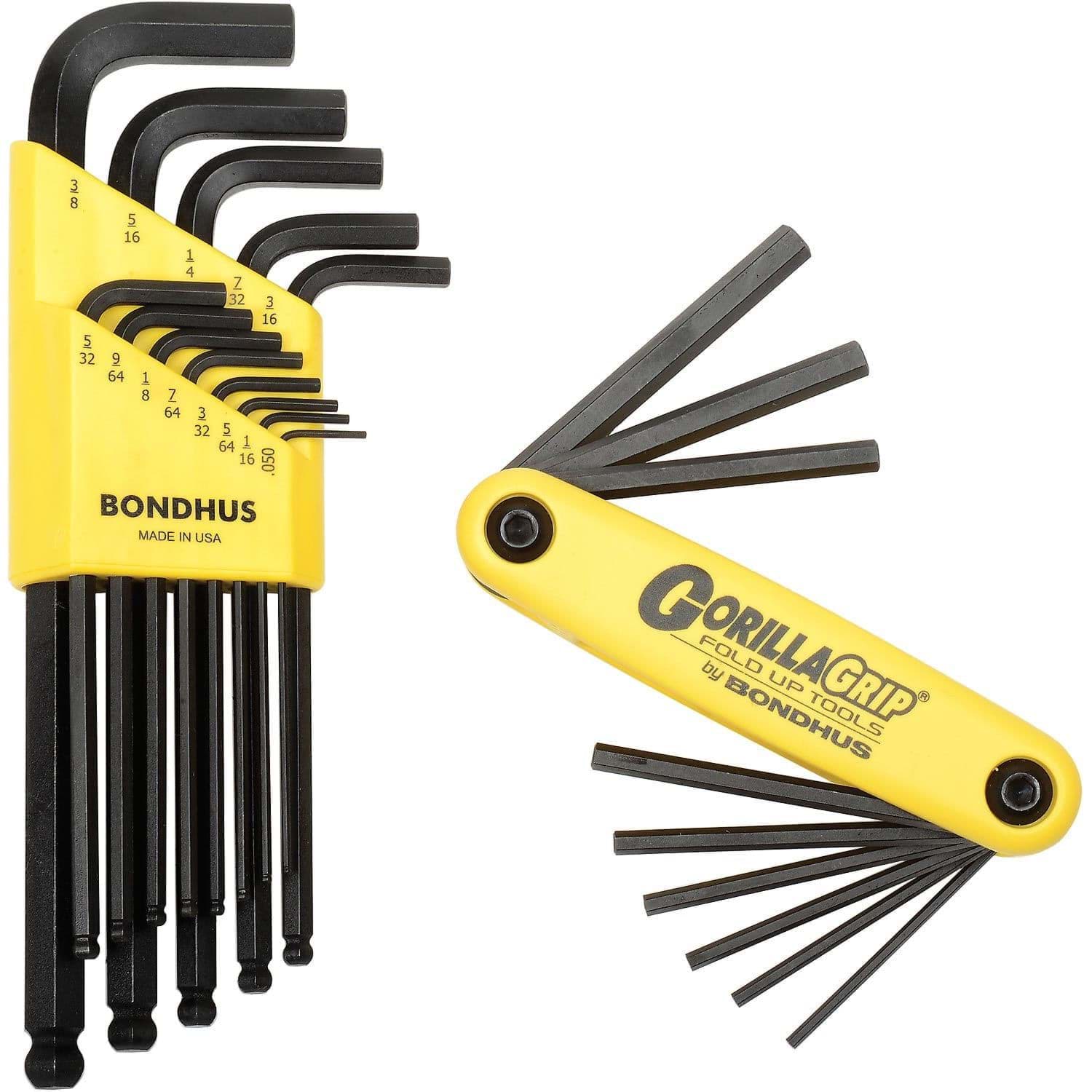 Picture of Bonus Pack - Ball EndL-Wrench Set 10937 (.050-3/8) & GorillaGrip Fold-up Set 12589 (5/64-1/4)