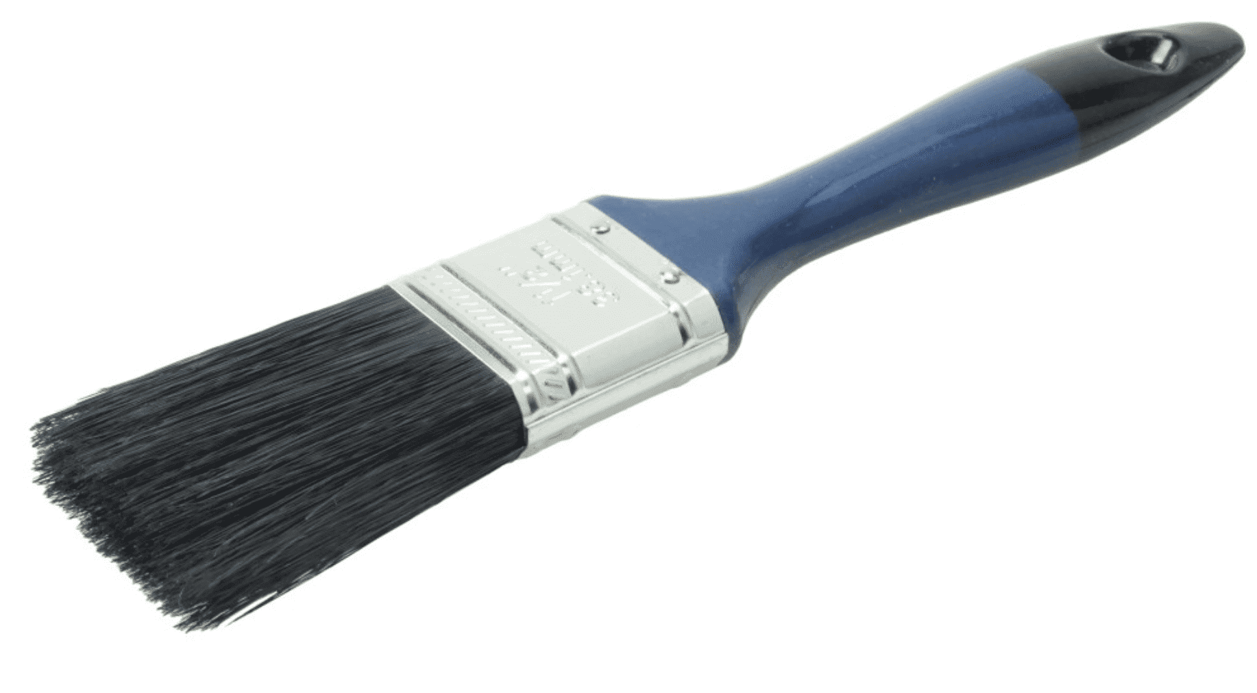 Picture of 1-1/2" Varnish Brush, Black China Bristle Fill, 2-1/4" Trim Length, Blue Foam Handle