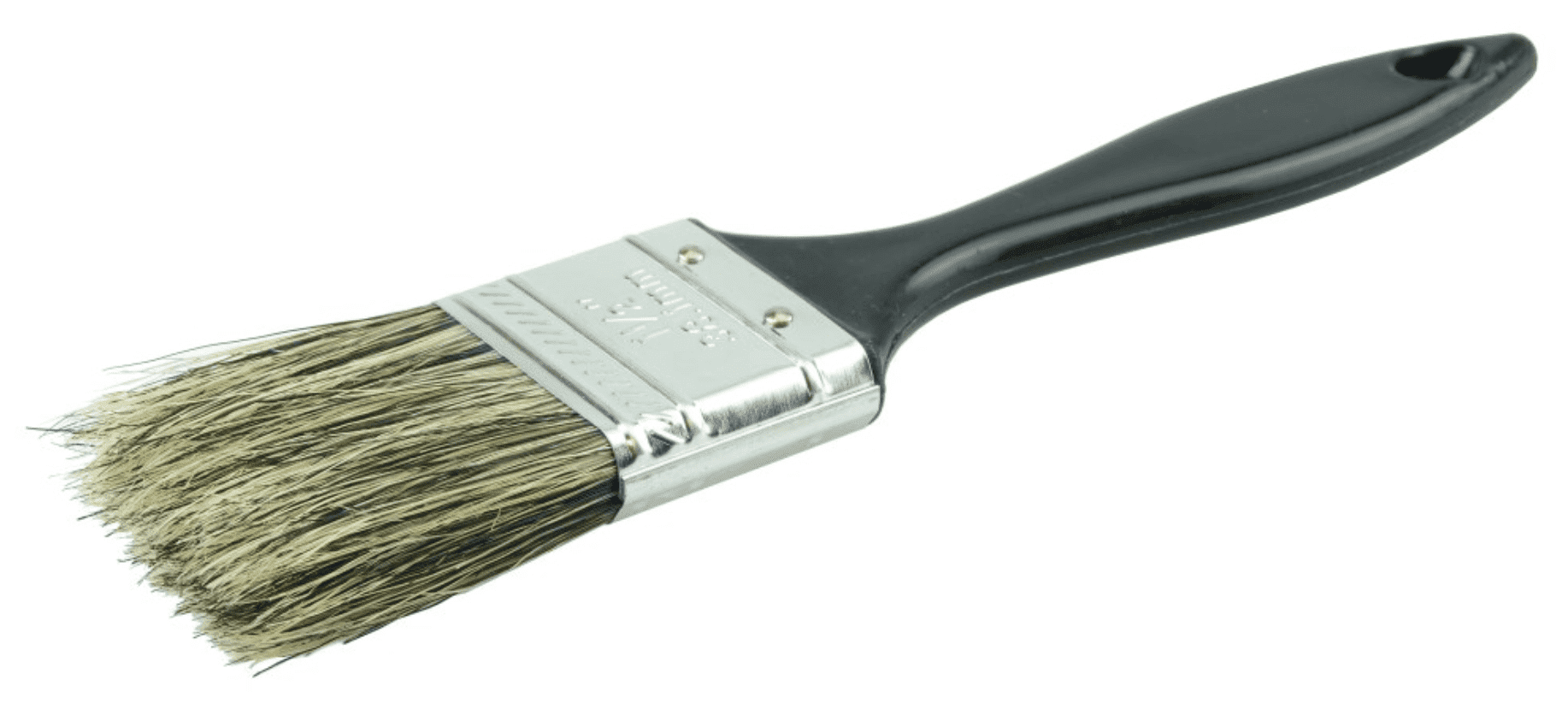 Picture of 1-1/2" Disposable Chip & Oil Brush, Grey China Bristle, 1-3/4" Trim Length, Plastic Handle