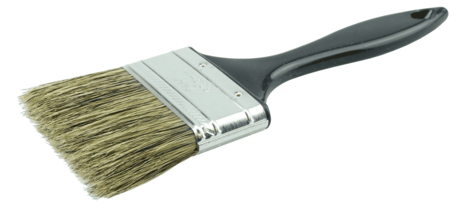 Picture of 2-1/2" Disposable Chip & Oil Brush, Grey China Bristle, 1-3/4" Trim Length, Plastic Handle