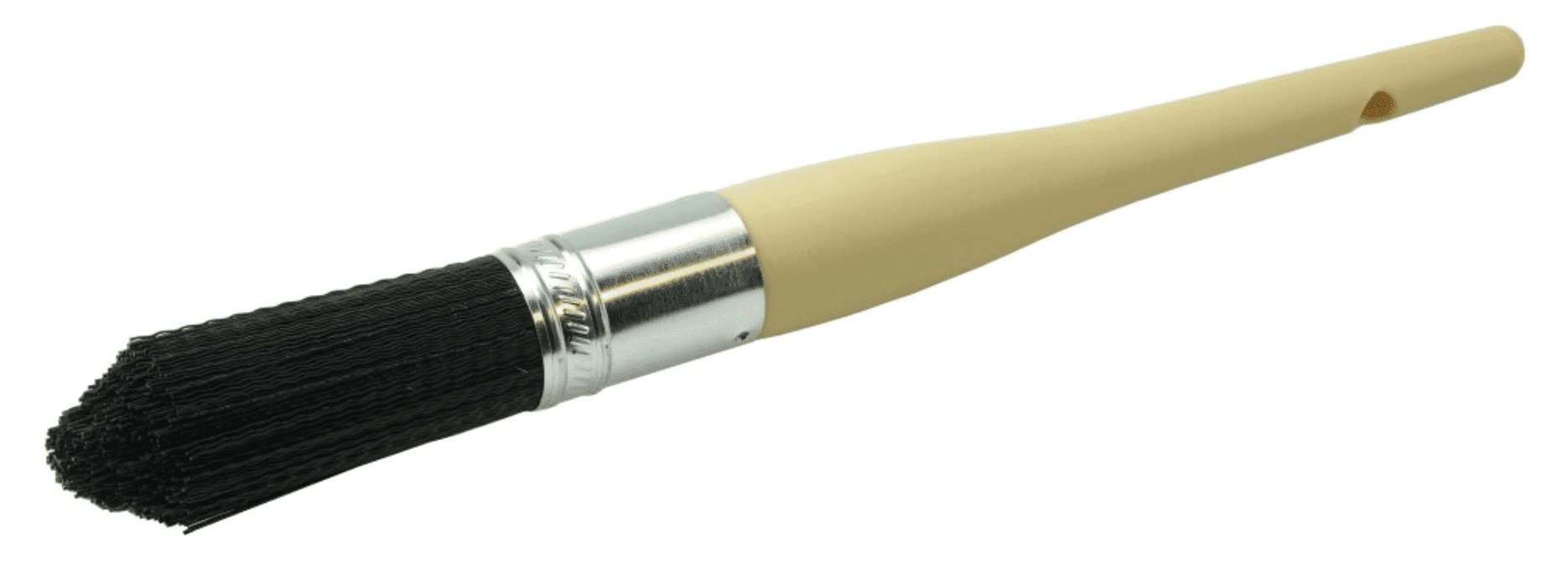 Picture of 1" Parts Cleaning Brush, Nylon Fill, 2-3/4" Trim Length, Plain Foam Round Sash Handle