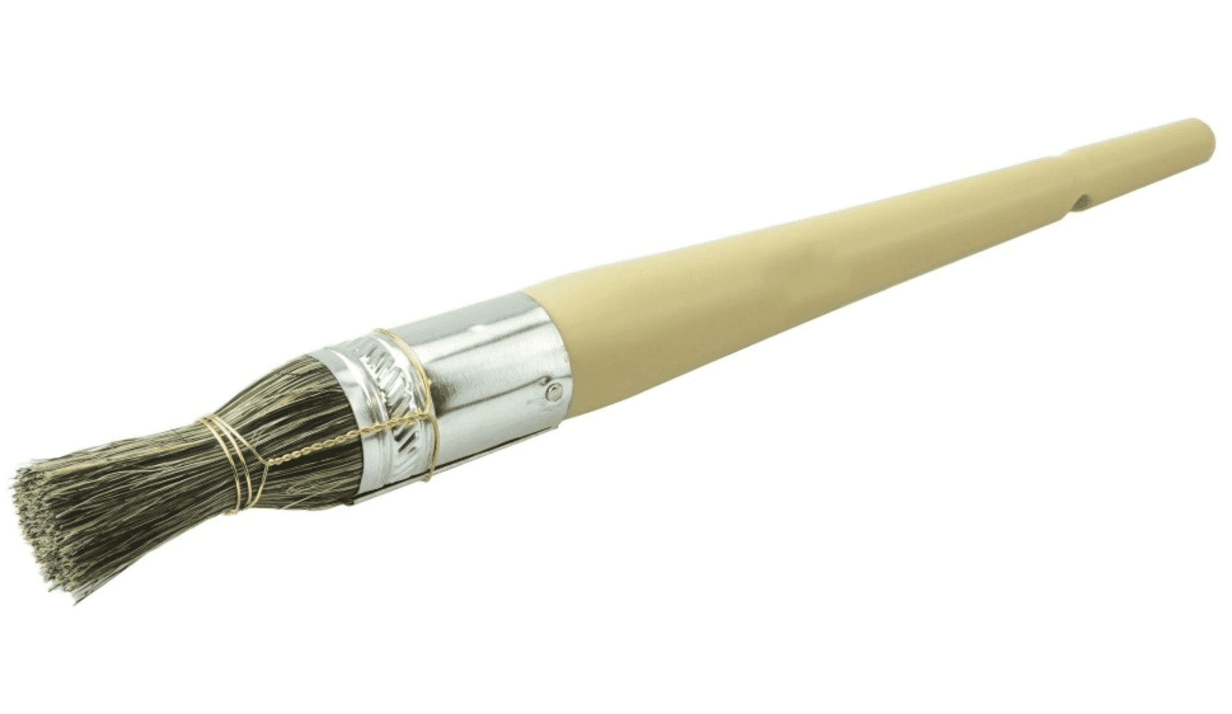 Picture of 13/16" Bridled Glue Brush, Grey China Bristle, 1-3/4" Trim Length, Long Foam Handle