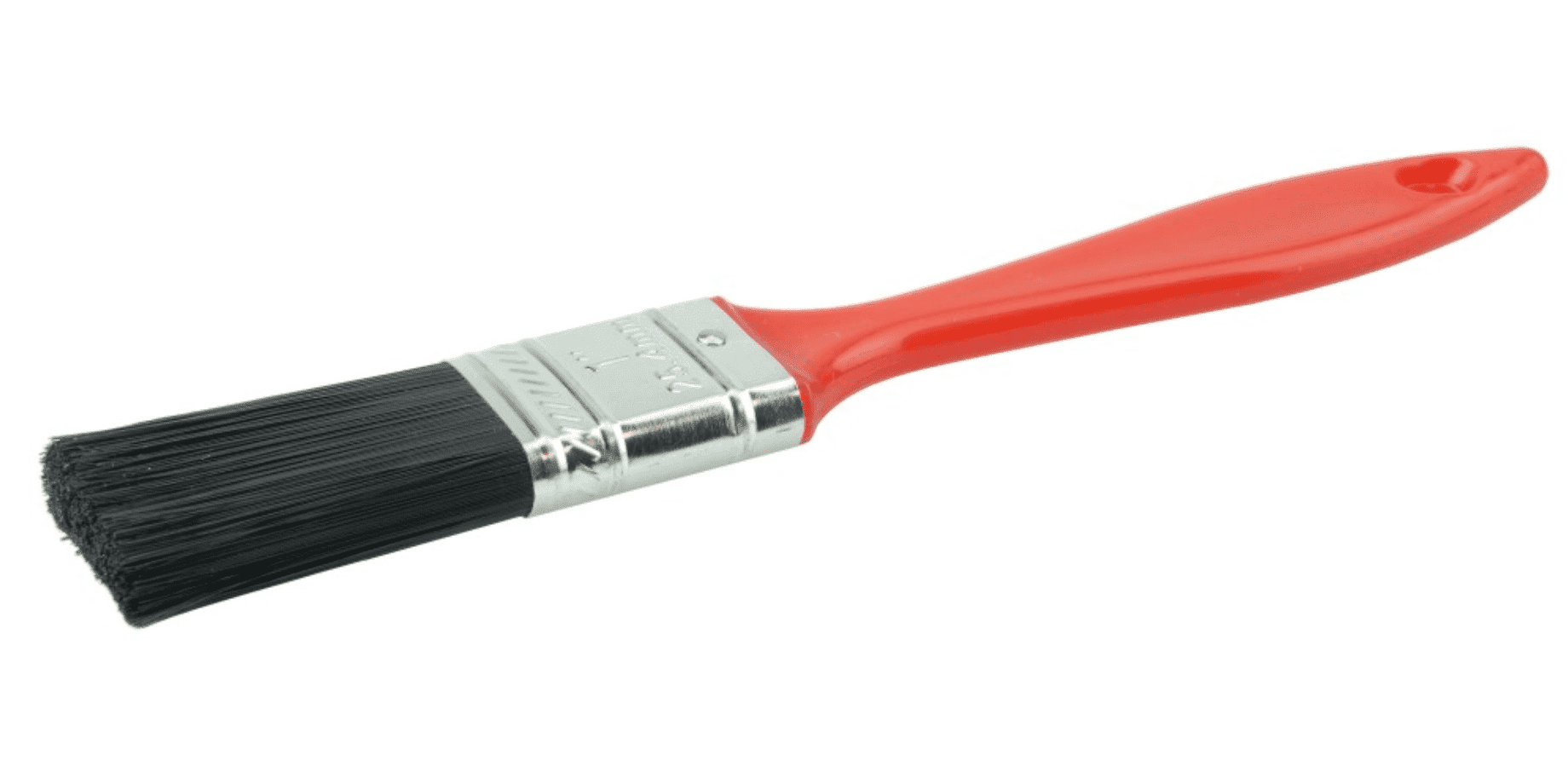 Picture of Vortec Pro 1" Disposable Chip & Oil Brush, Black Synthetic, 1-3/4" Trim Length, Plastic Handle
