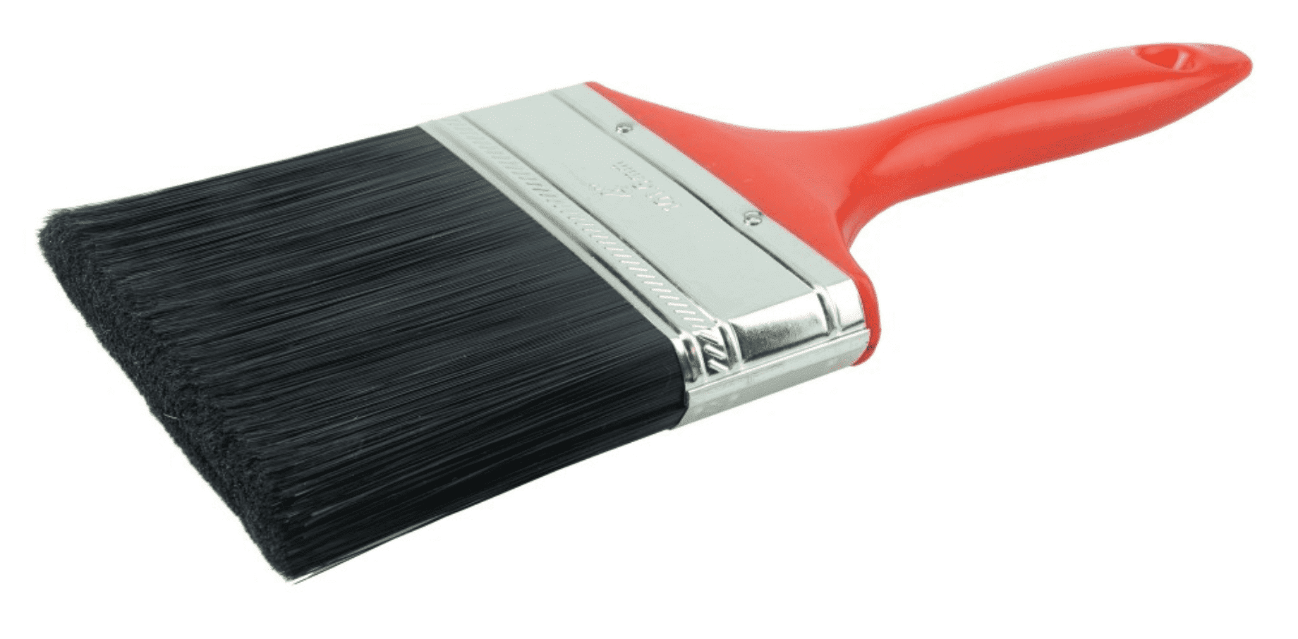 Picture of Vortec Pro 4" Disposable Chip & Oil Brush, Black Synthetic, 2-3/4" Trim Length, Plastic Handle