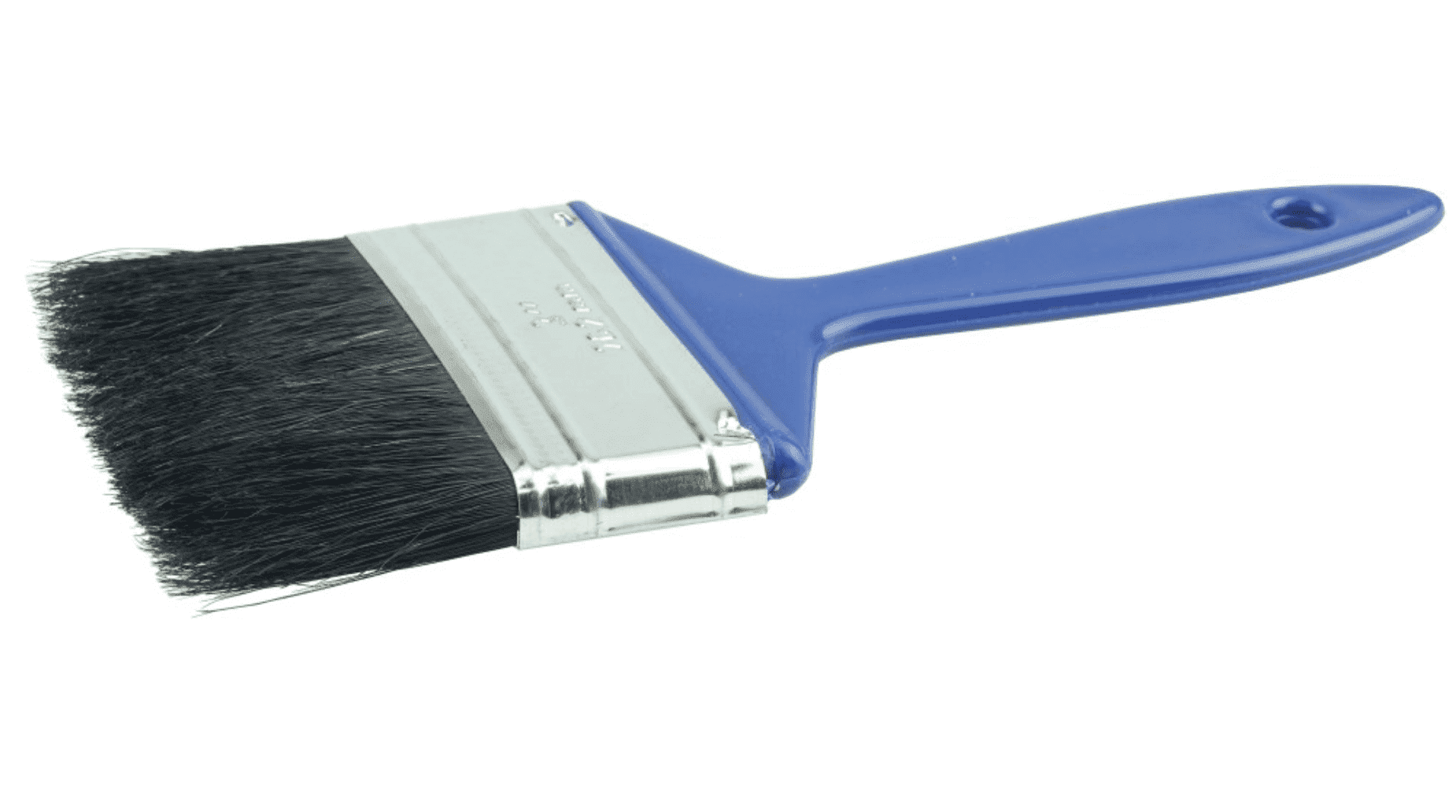 Picture of 3" Vortec Pro Chip & Oil Brush, Black Bristle, 1-3/4" Trim Length, Plastic Handle