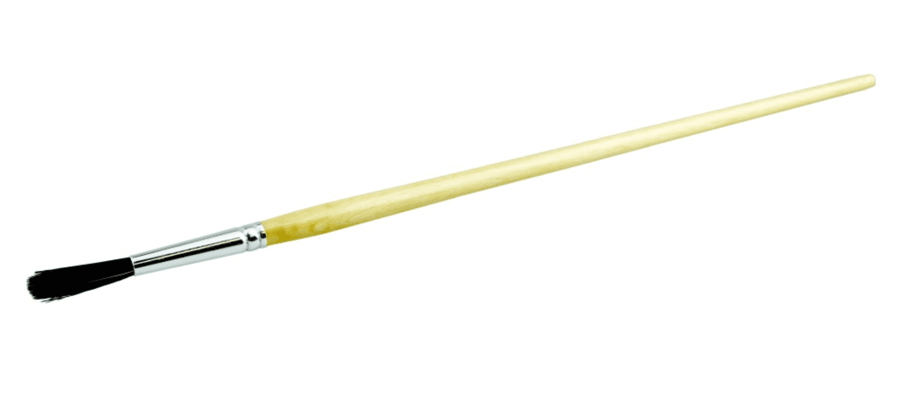 Picture of 1/4" Marking Brush, Black Bristle, 1-1/4" Trim Length, Long Handle