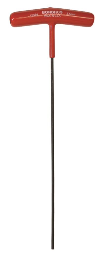 Picture of 2.5mm Hex T-Handle 9" Length