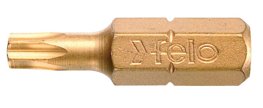 Picture of Torx T45 TiN Bit x 1" on 1/4" stock