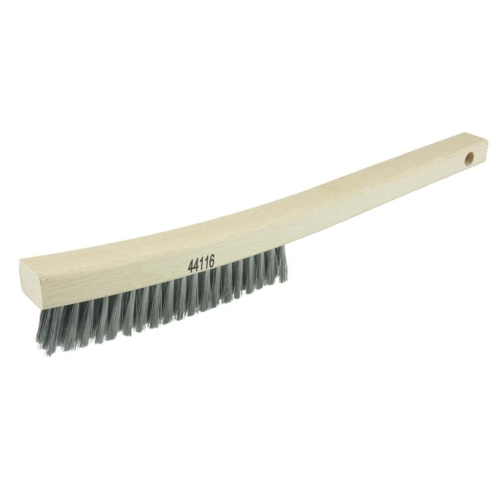 Picture of Plater's Brush, Steel Fill, 3 X 19 Rows, Curved Handle