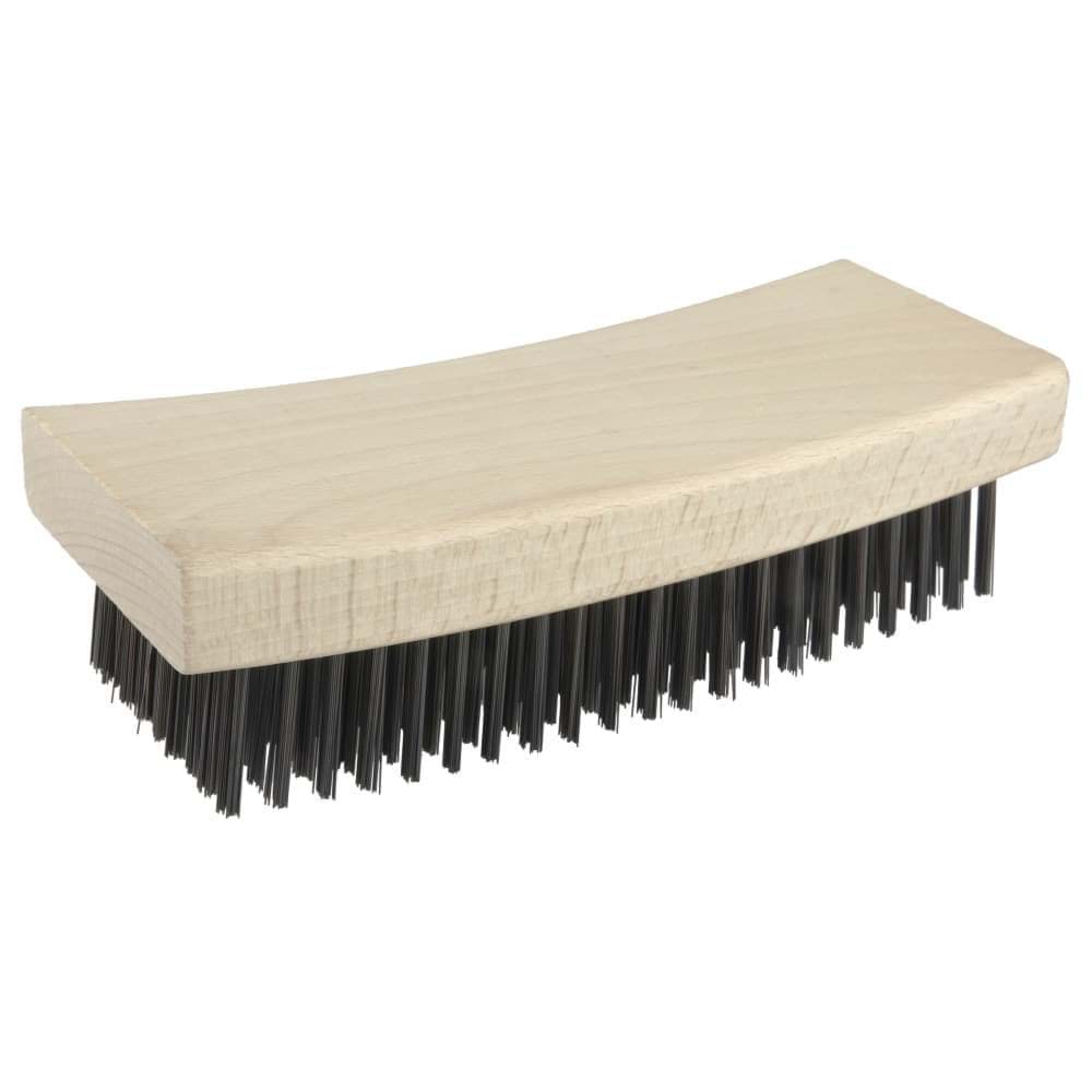 Picture of Block Type Scratch Brush, .012 Carbon Steel Fill, Curved Face