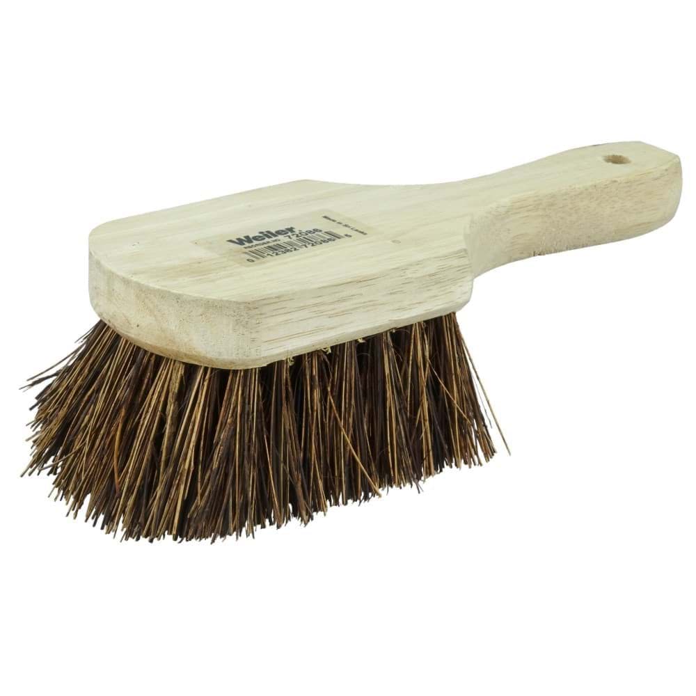 Picture of 8" Utility Scrub Brush, Palmyra Fill, Short Handle, Wood Block