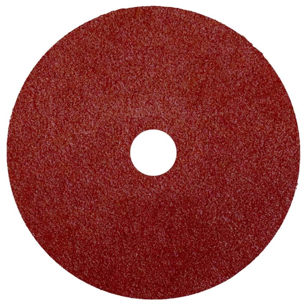 Picture of 4" Wolverine AO Resin Fiber Disc 100AO Grit 5/8 Arbor Hole