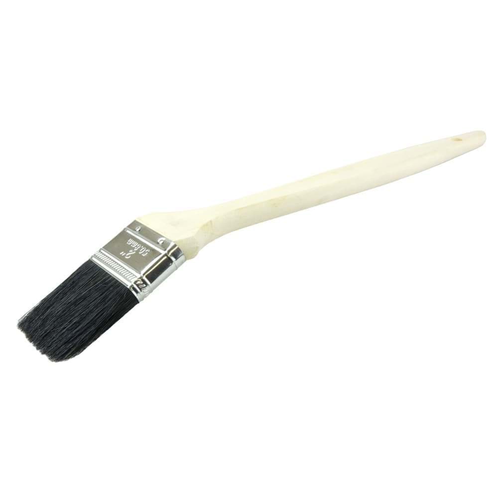 Picture of 2" Bent Radiator Brush, Black Bristle, 2-1/4" Bristle Length, Wood Handle