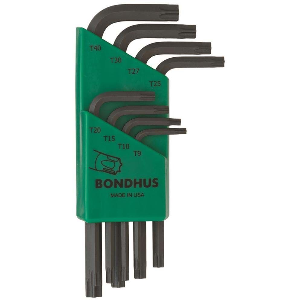 Picture of Set 8 Torx® L-Wrench - Short Arm Style - T9-T40