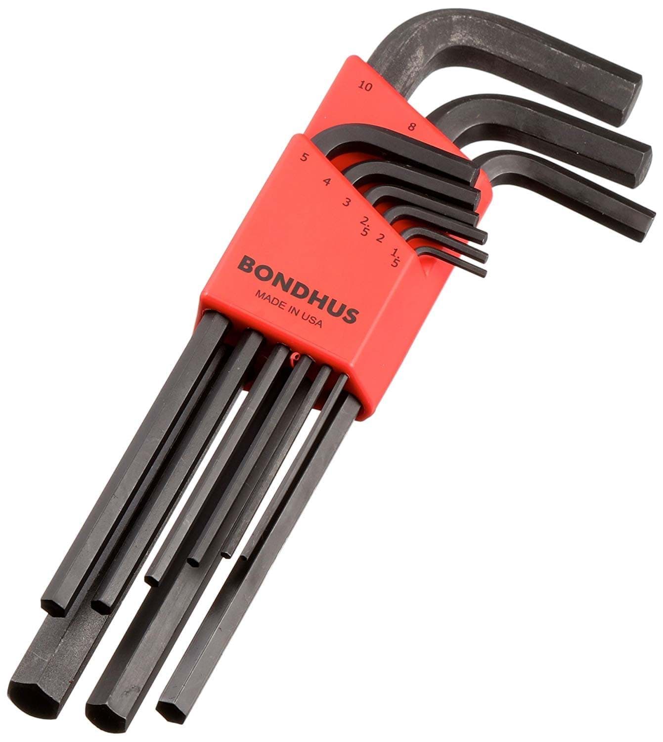 Picture of Set 9 Hex L-Wrench 1.5-10mm - Long