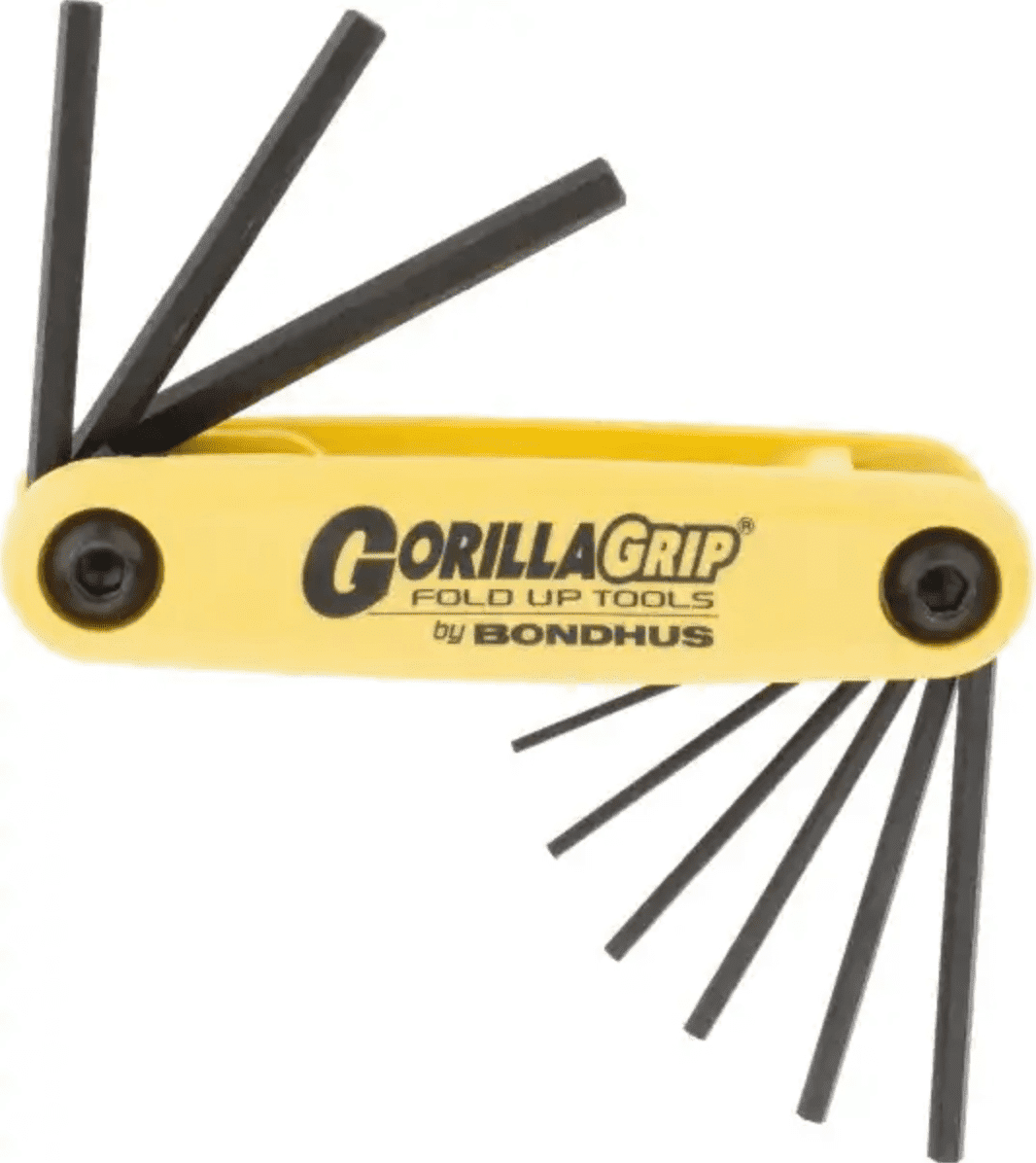 Picture of Set 9 Hex GorillaGrip Fold-up Tools .050-3/16"